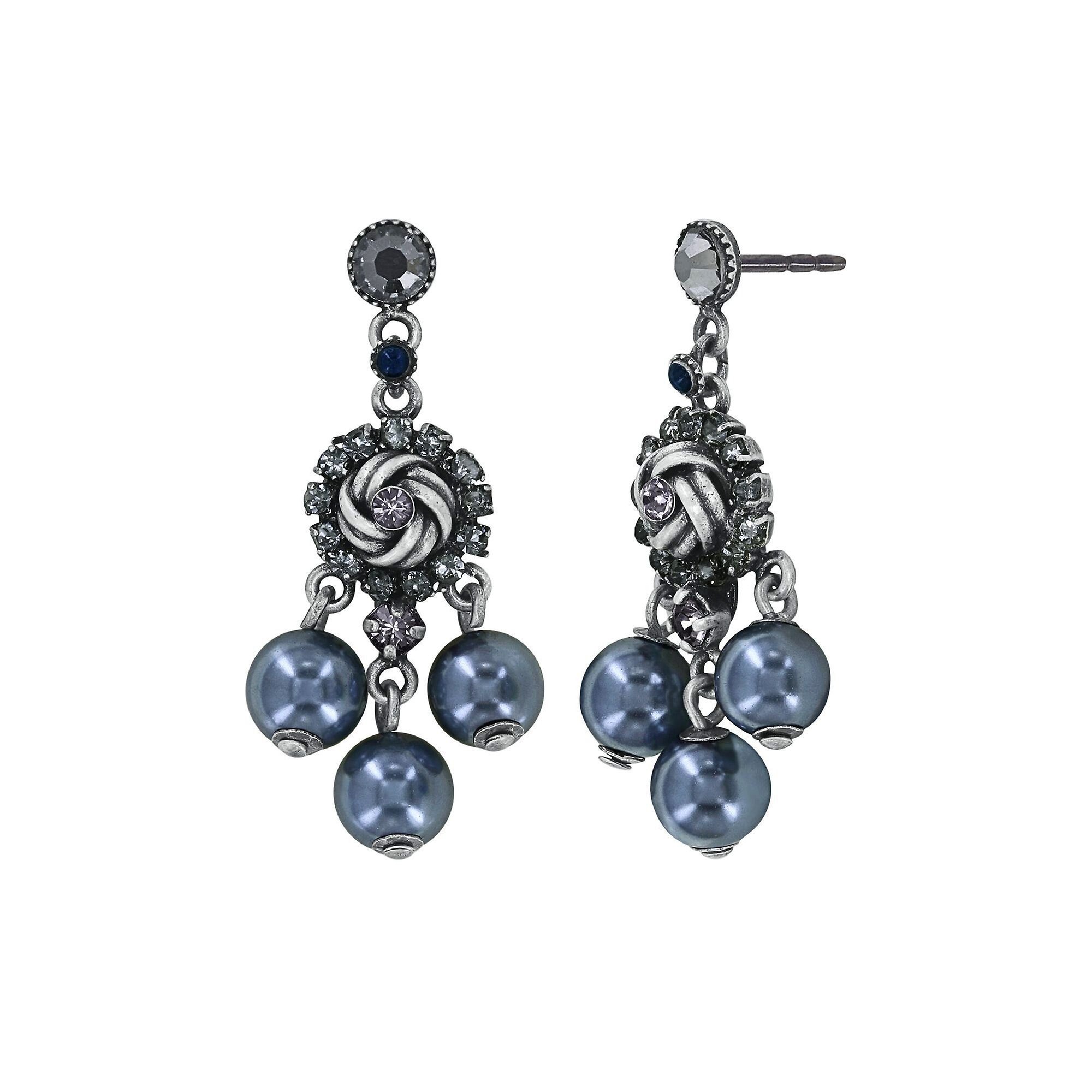 image for Earring Stud Dangling La Comtesse II Black  