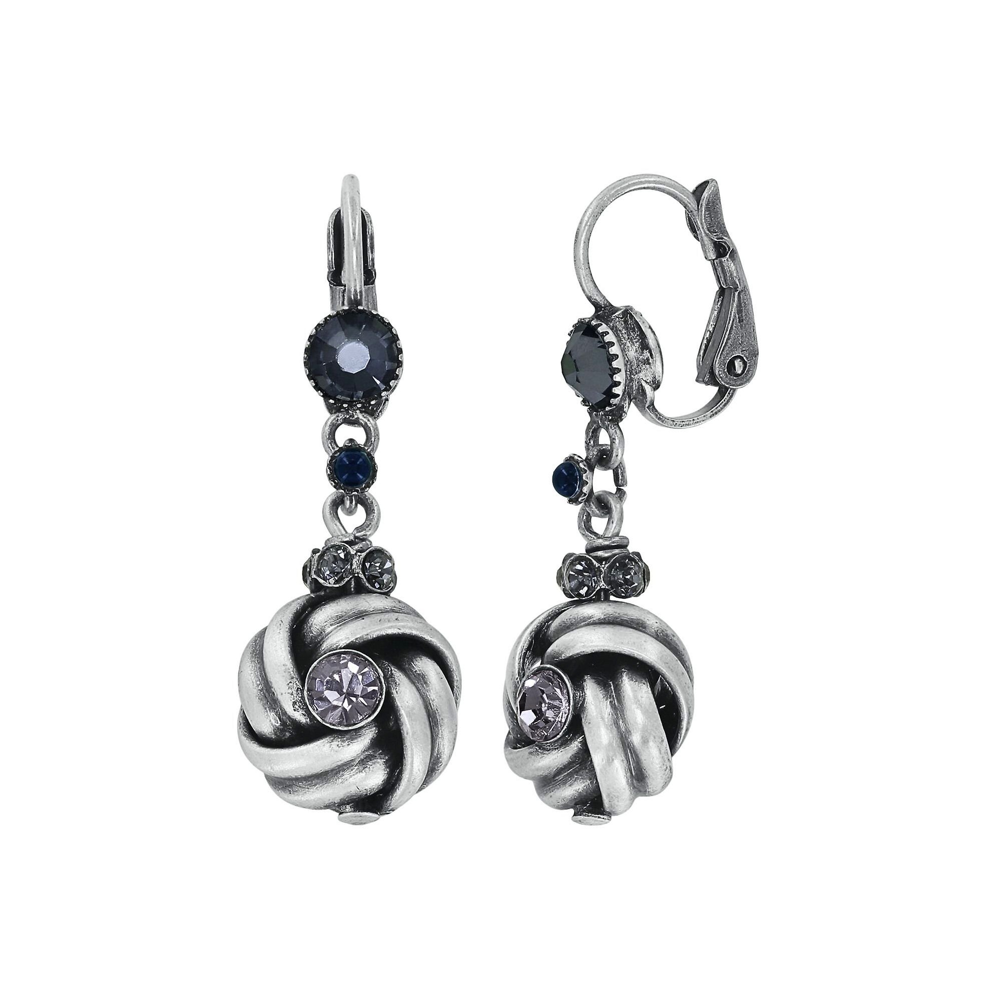 image pour Boucles d'oreilles Eurowire pendantes La Comtesse II Noir  