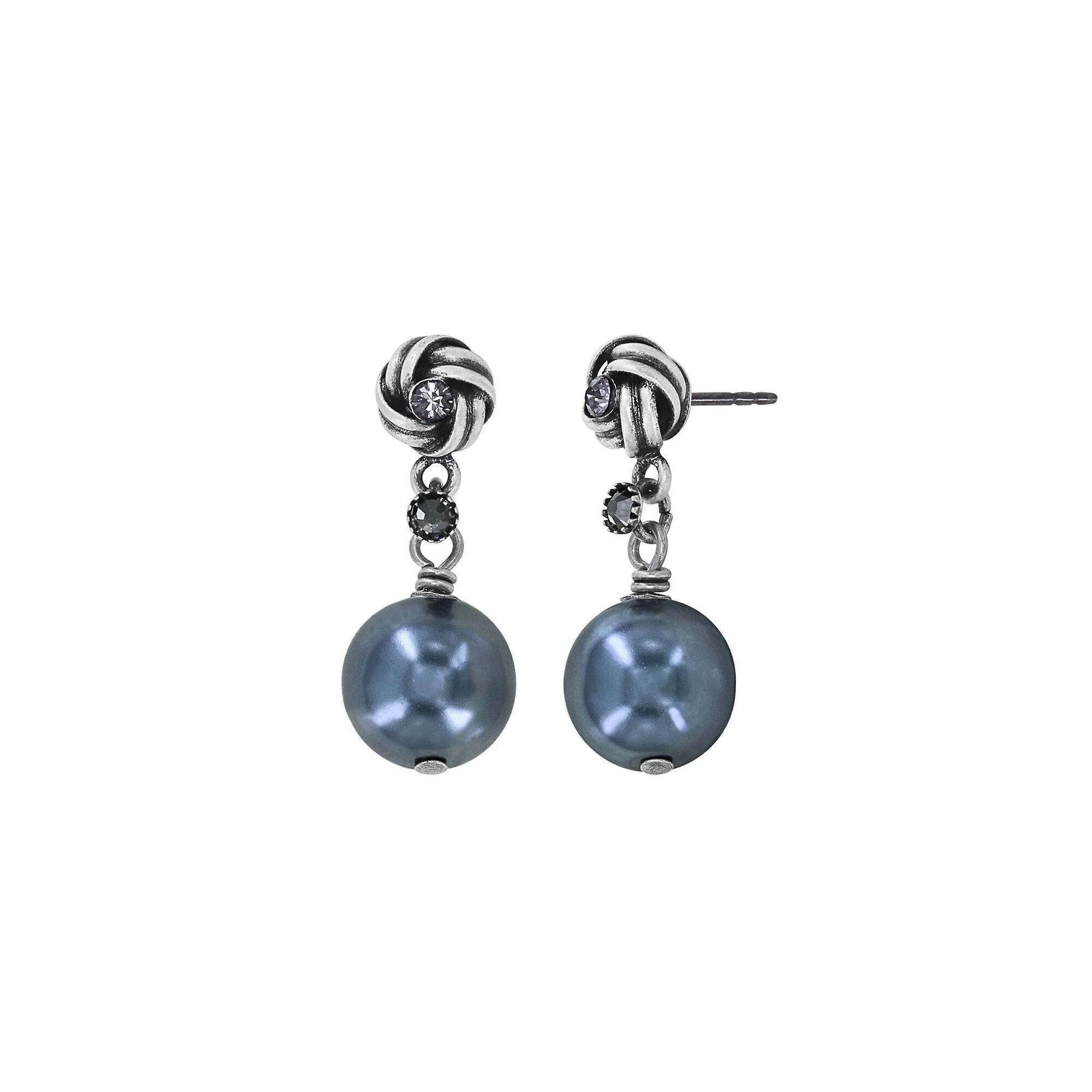 image for Earring Stud Dangling La Comtesse II Black  