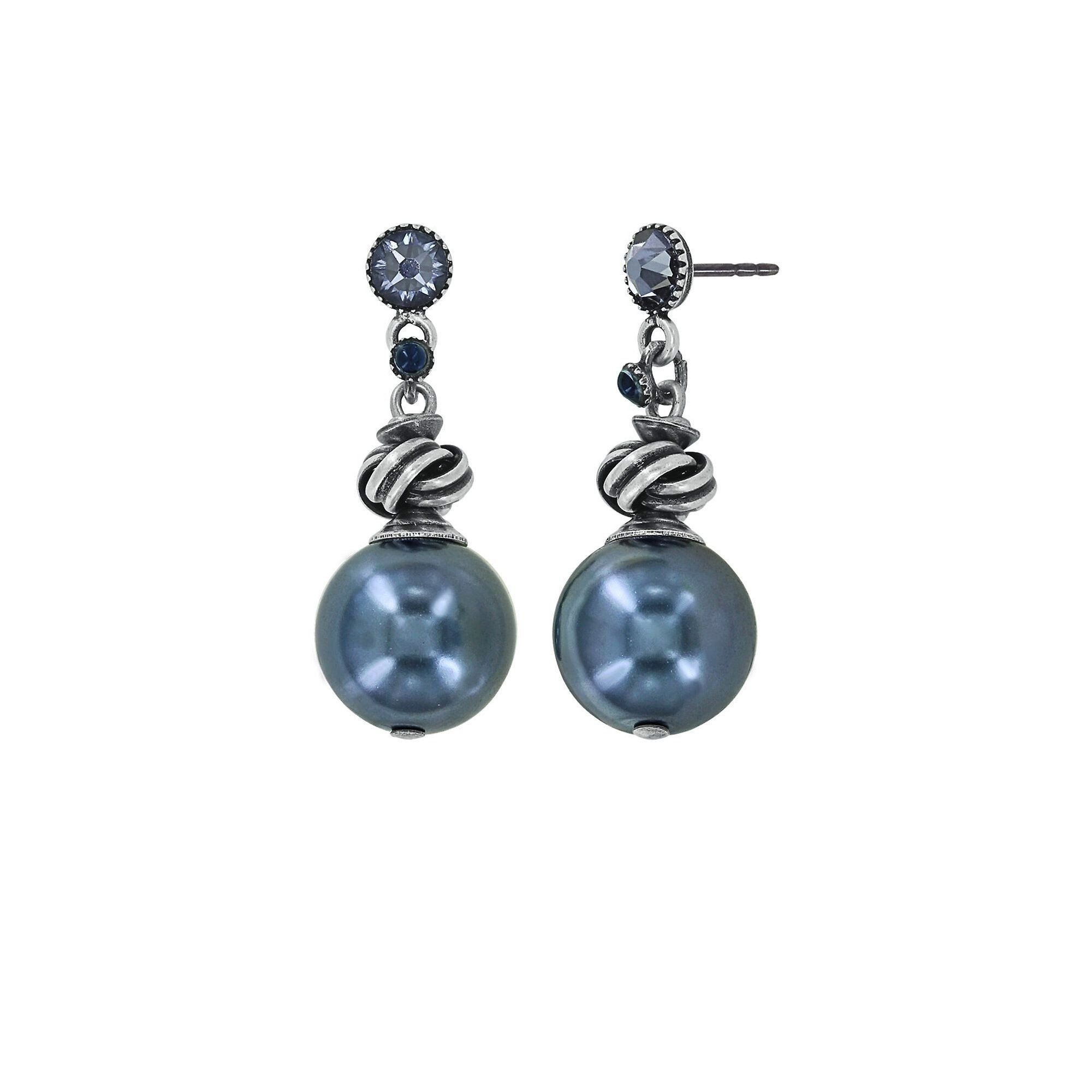 image for Earring Stud Dangling La Comtesse II Black  