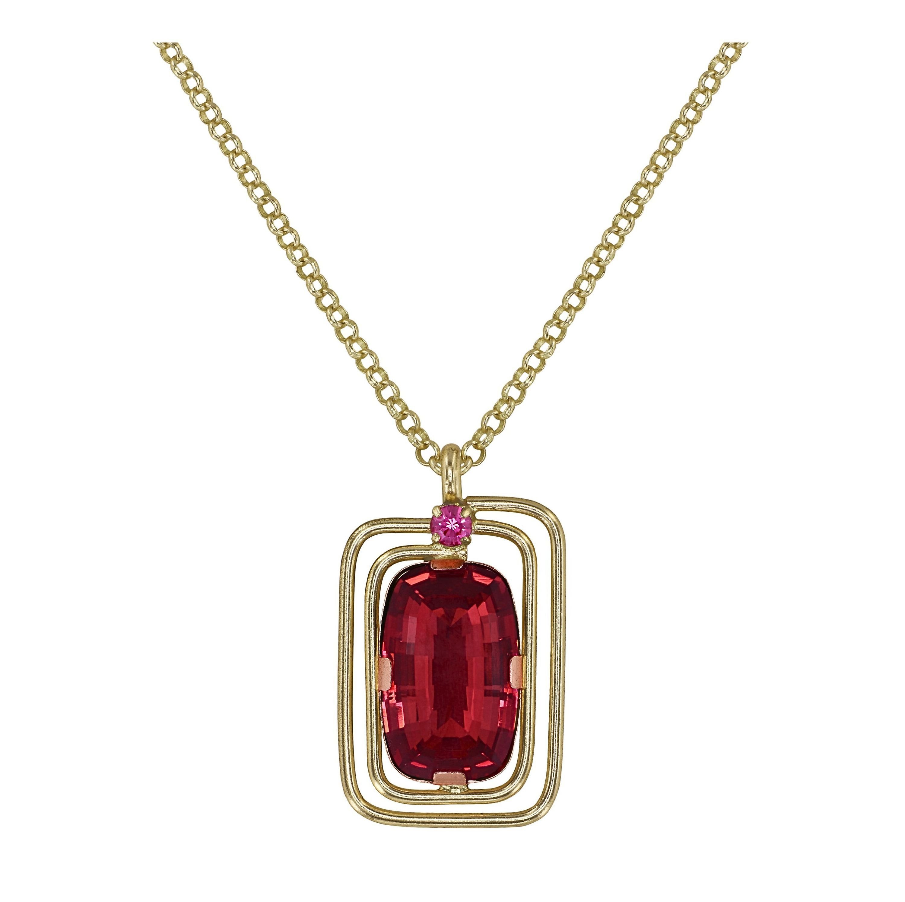 image for Necklace Pendant (Long) To The Max Coralline / Pink  size L