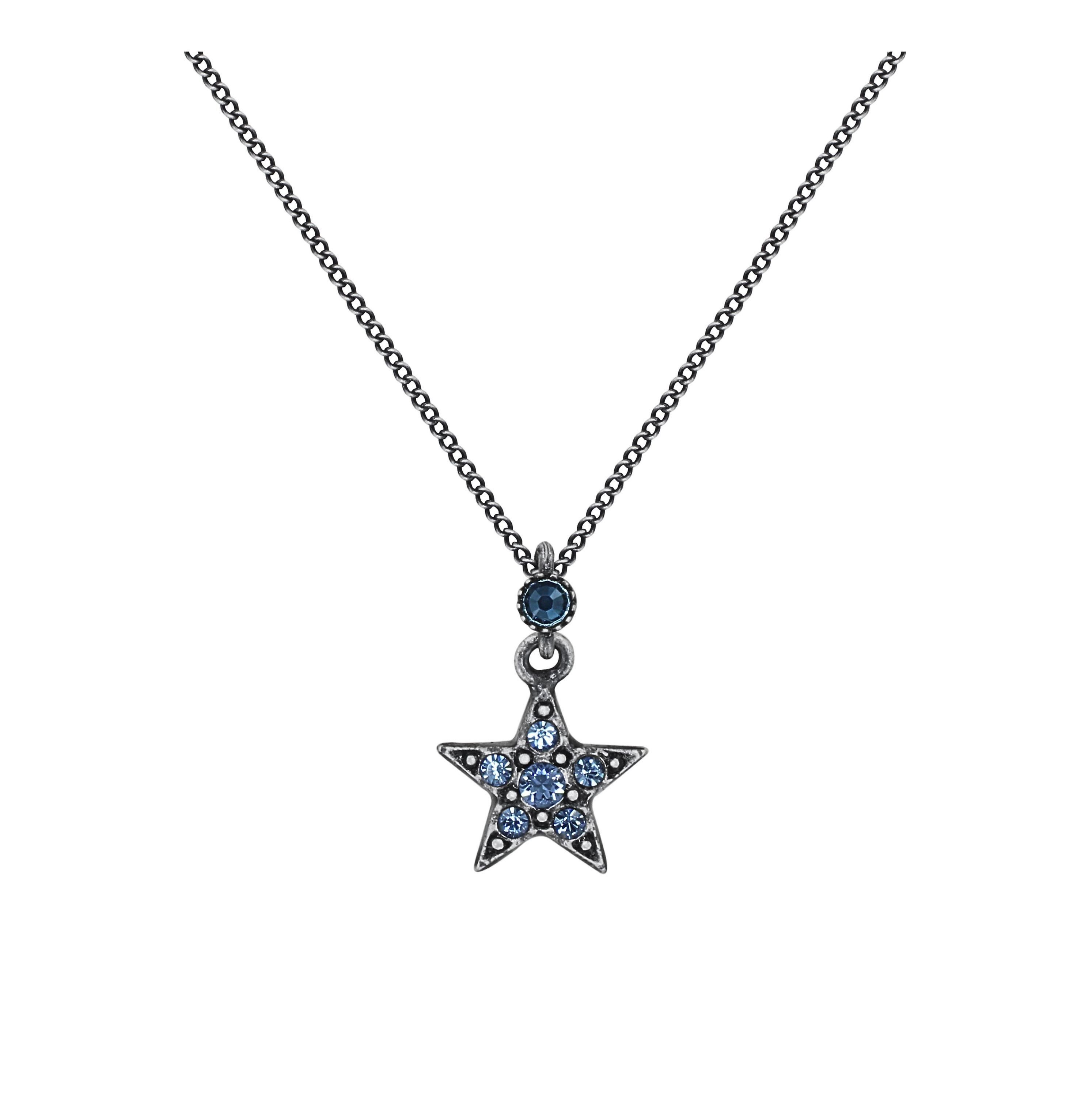 image pour Collier pendant Soft Temptations Noir / Bleu  