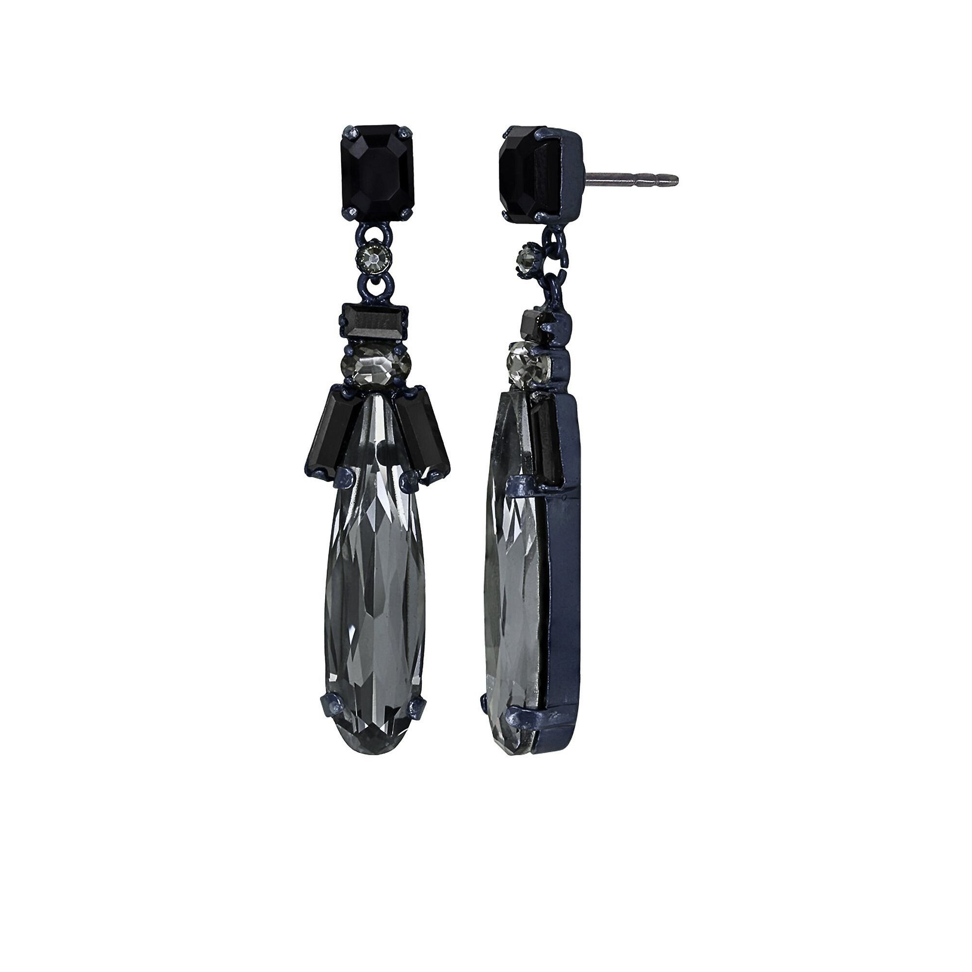 image pour Clou d'oreille pendant Strictly Beautiful Noir  