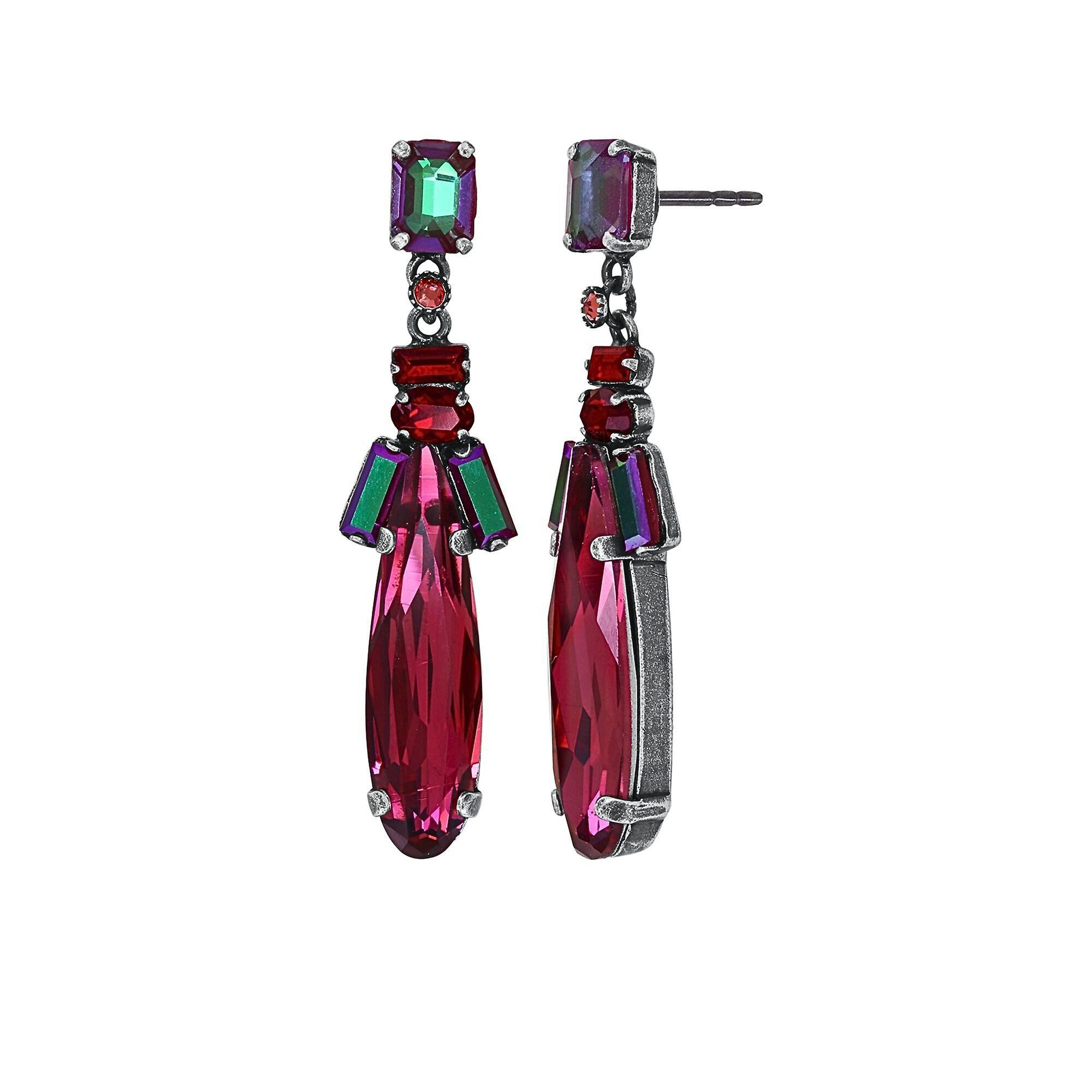 Bild für Ohrstecker baumelnd Strictly Beautiful Rot  