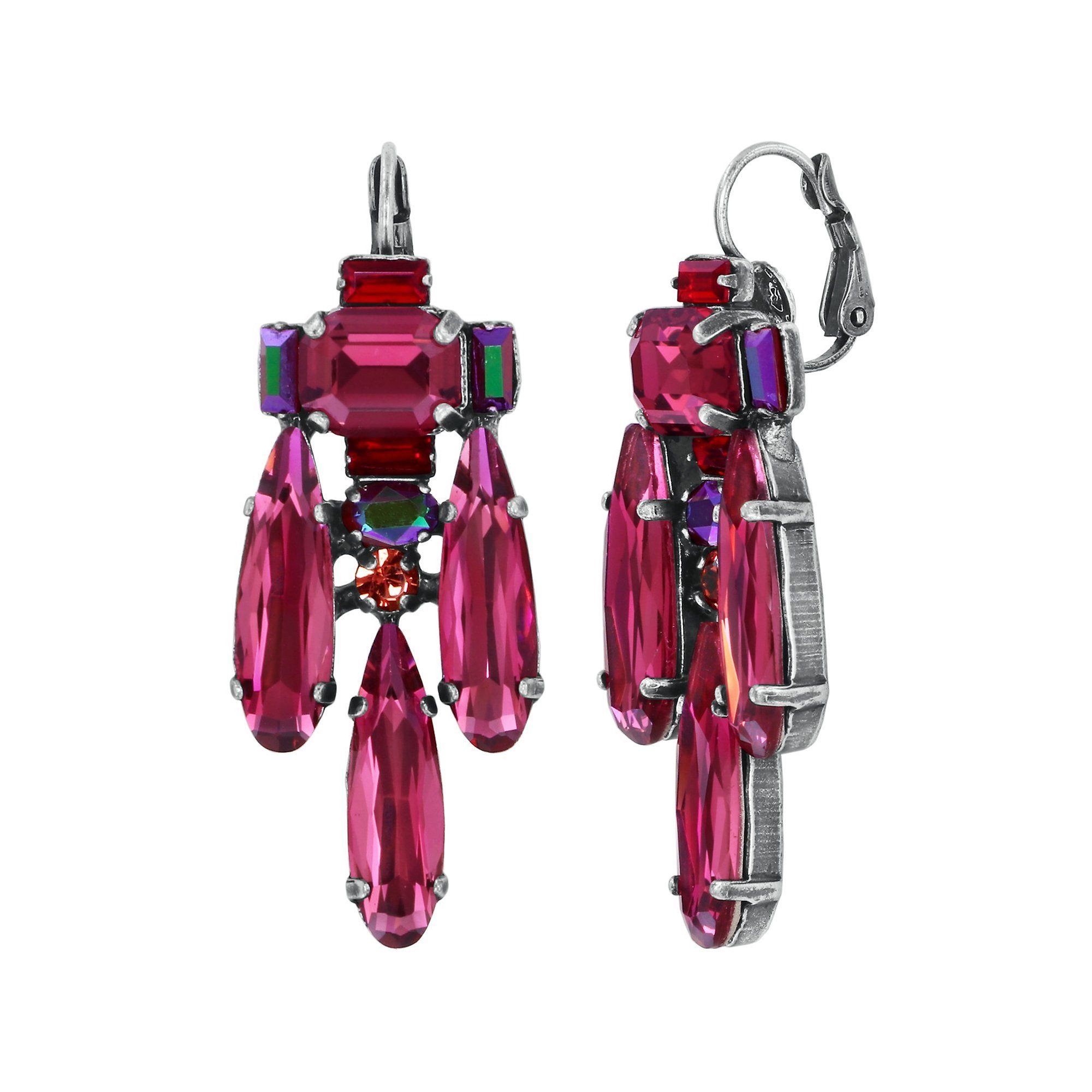 image for Earring Eurowire Dangling Strictly Beautiful Red  