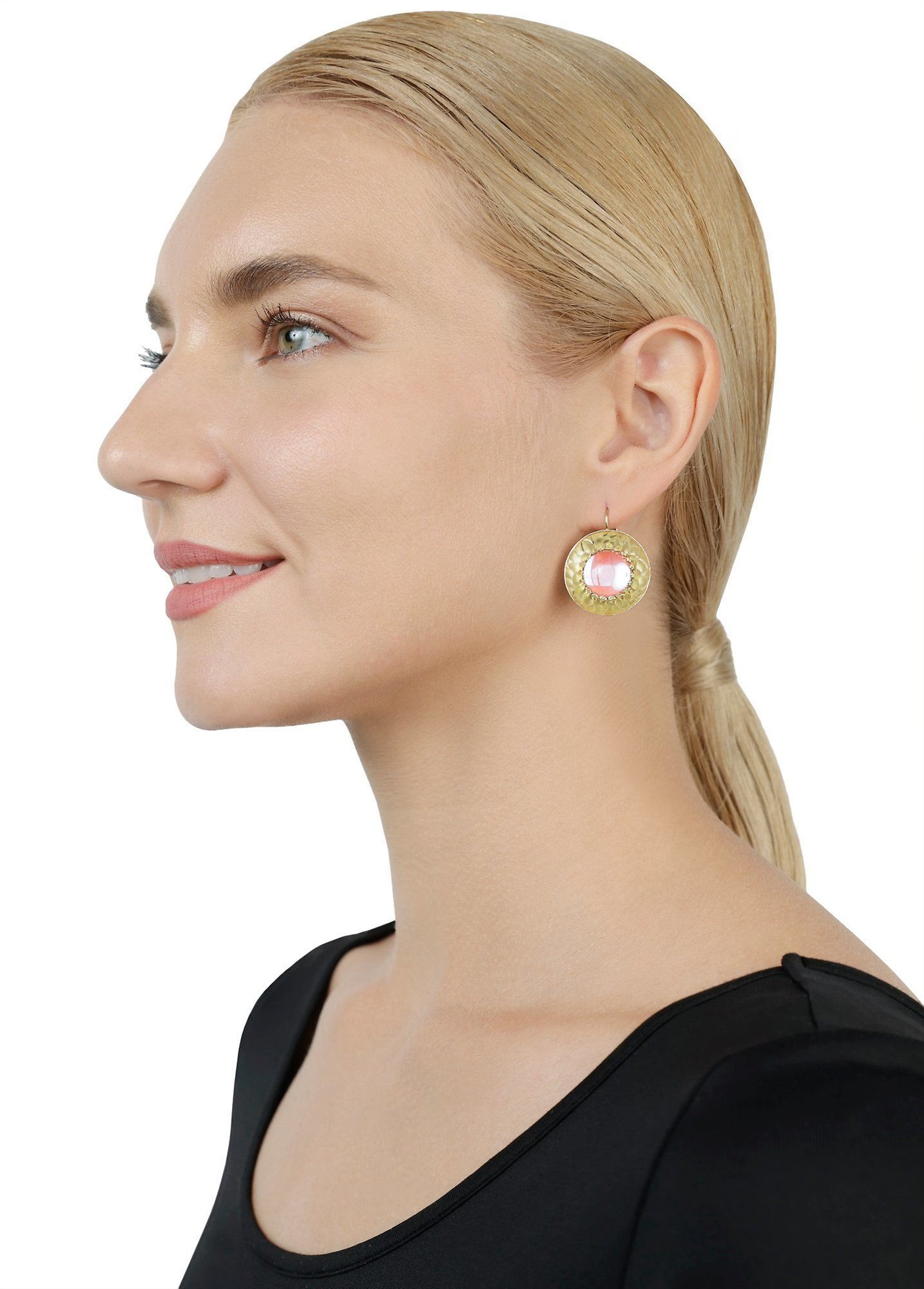 image pour Boucles d'oreilles Eurowire Honey Drops in Space Multi Pastel  size XL