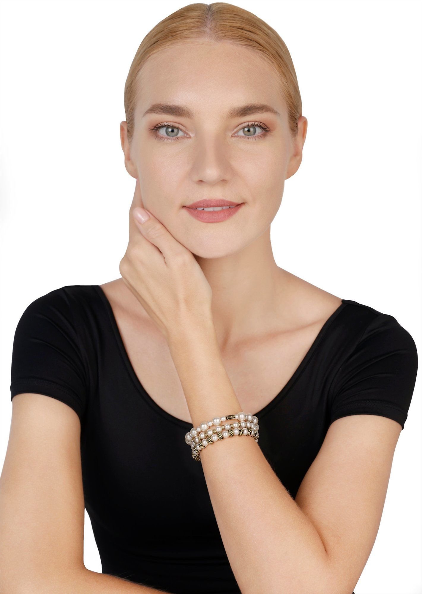 image pour Bracelet élastique La Comtesse II Blanc  