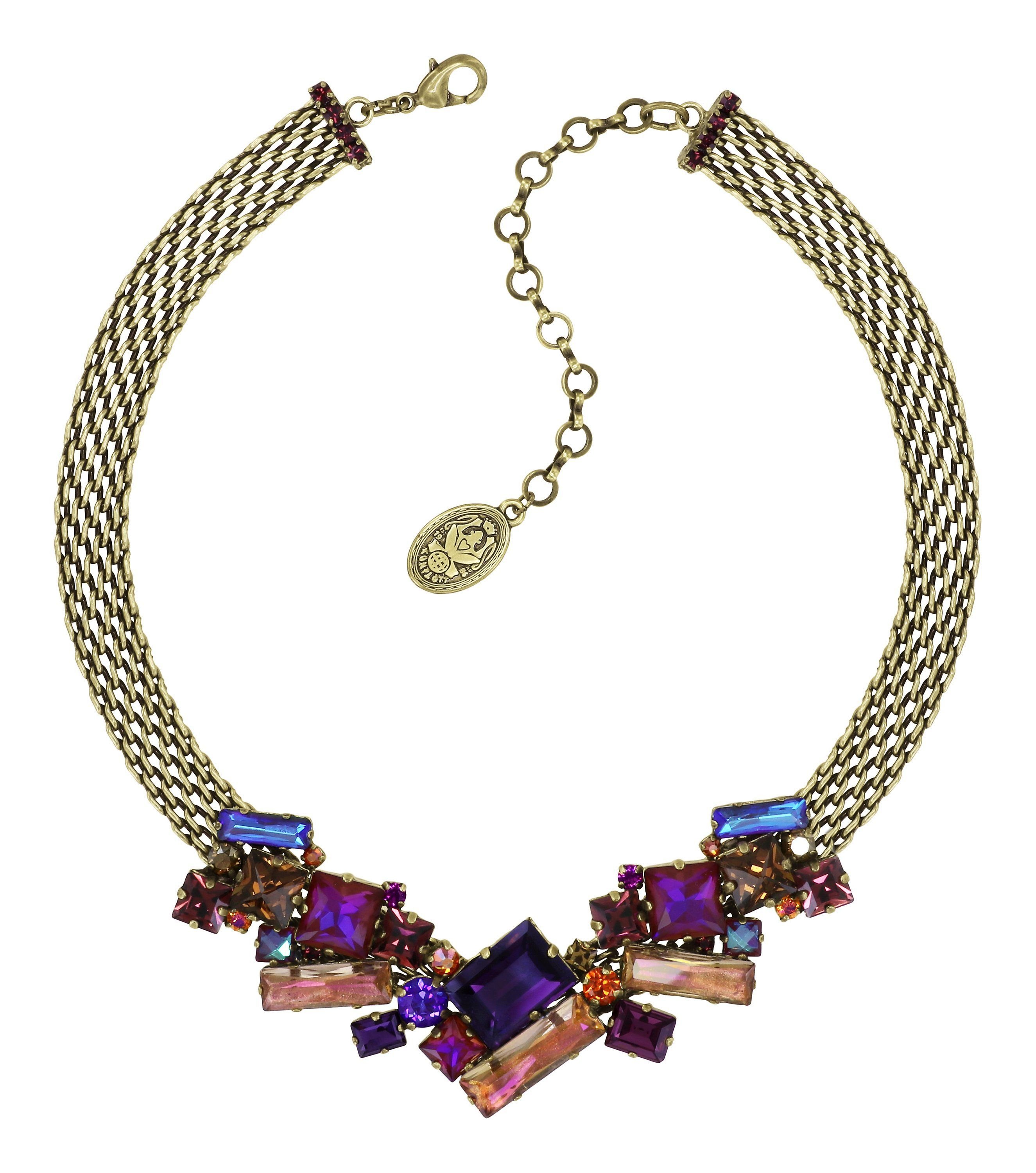 image pour Collier Straight to Las Vegas Marron / Lila  