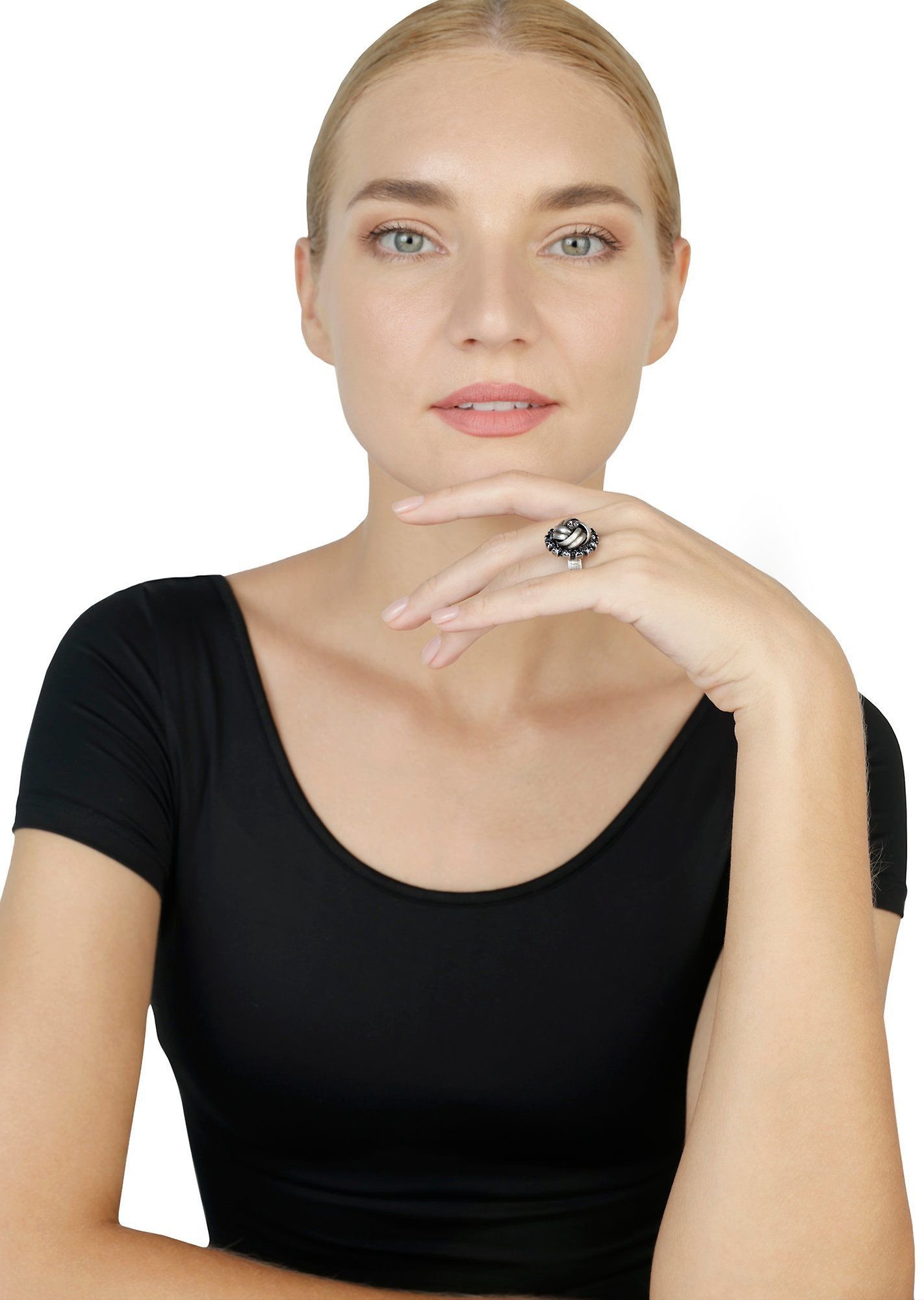 image for Ring La Comtesse II Black  