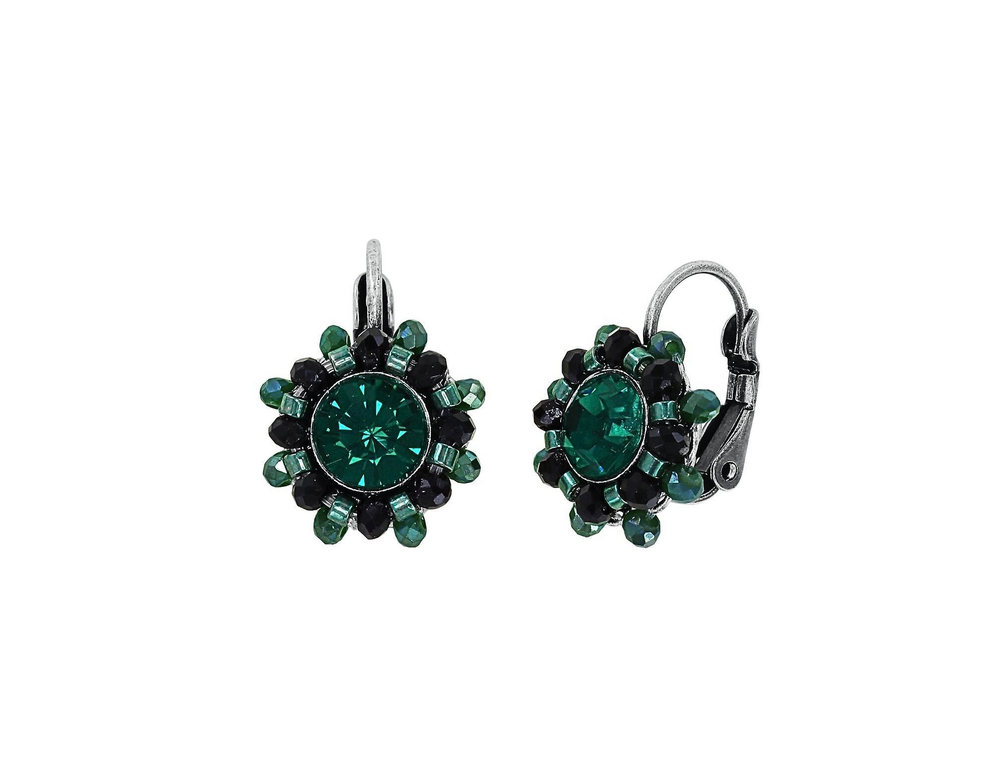 image for Earring Eurowire Soft Temptations Black / Green  