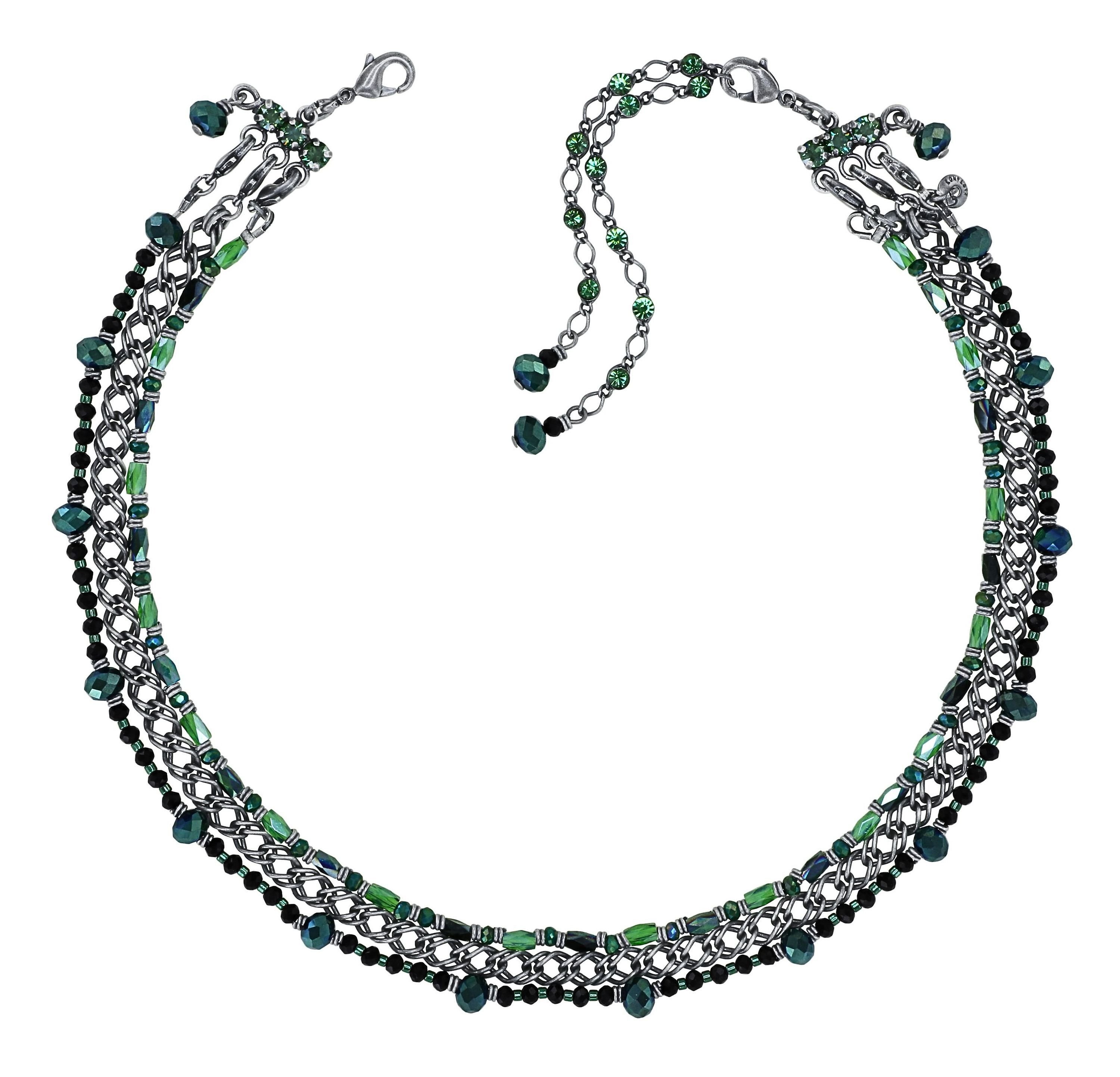 image for Necklace Soft Temptations Black / Green  