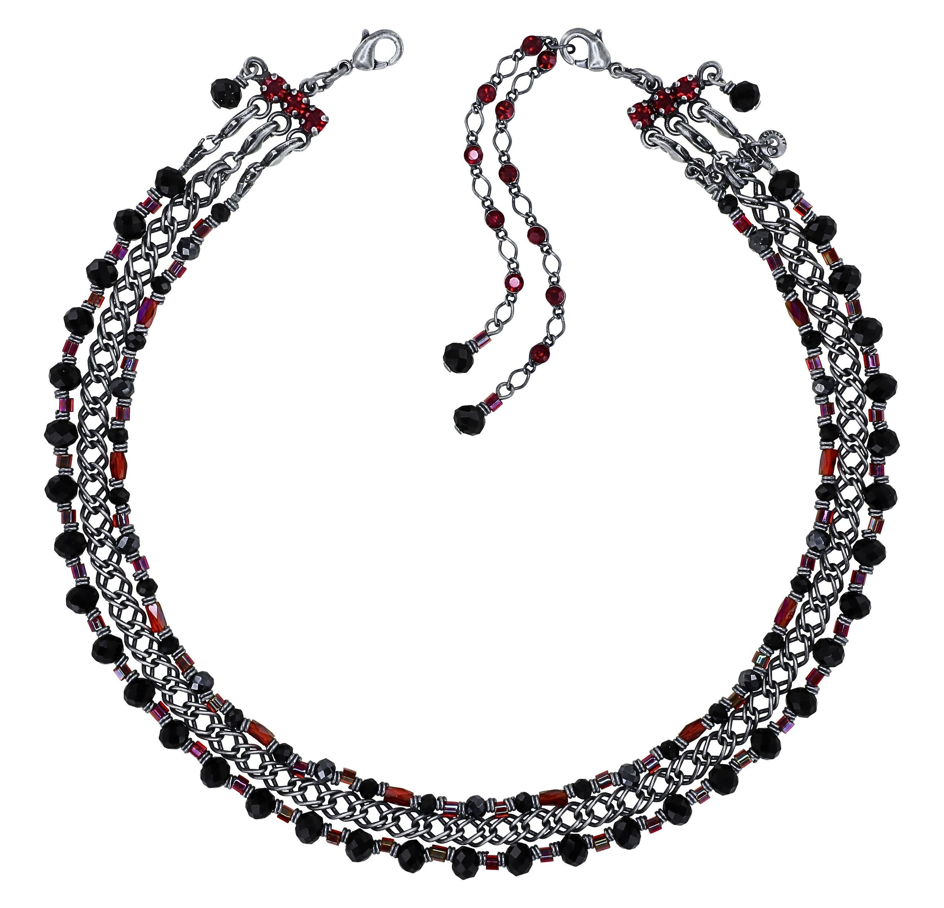 image for Necklace Soft Temptations Black / Red  