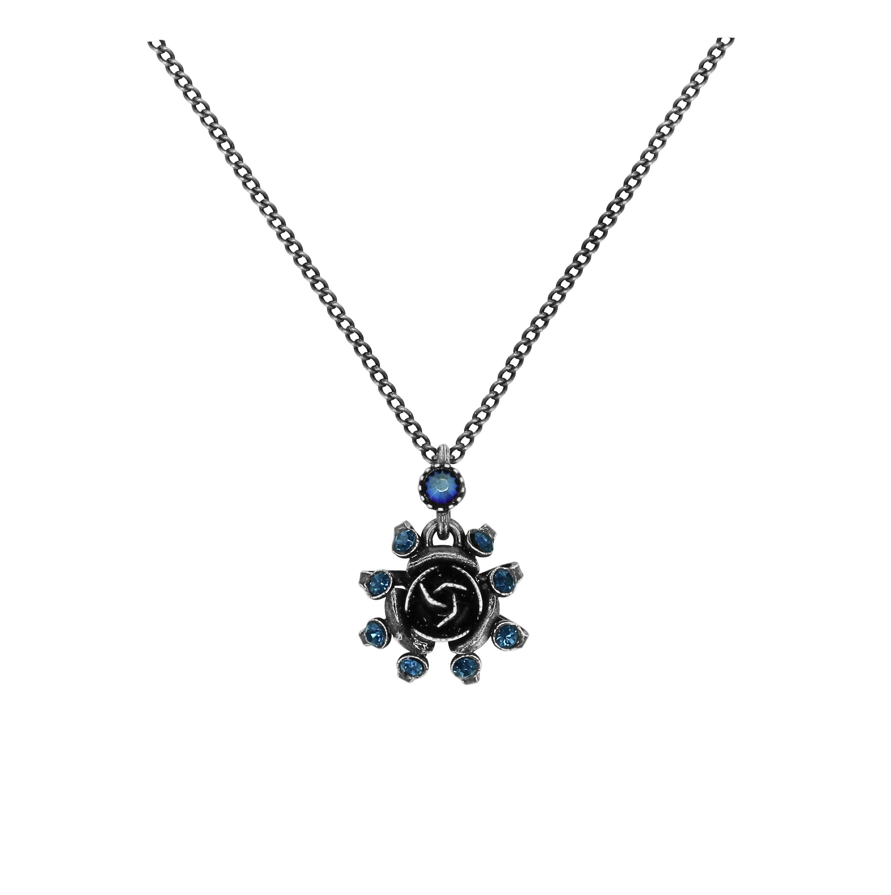 image for Necklace Pendant Soft Temptations Black / Blue  