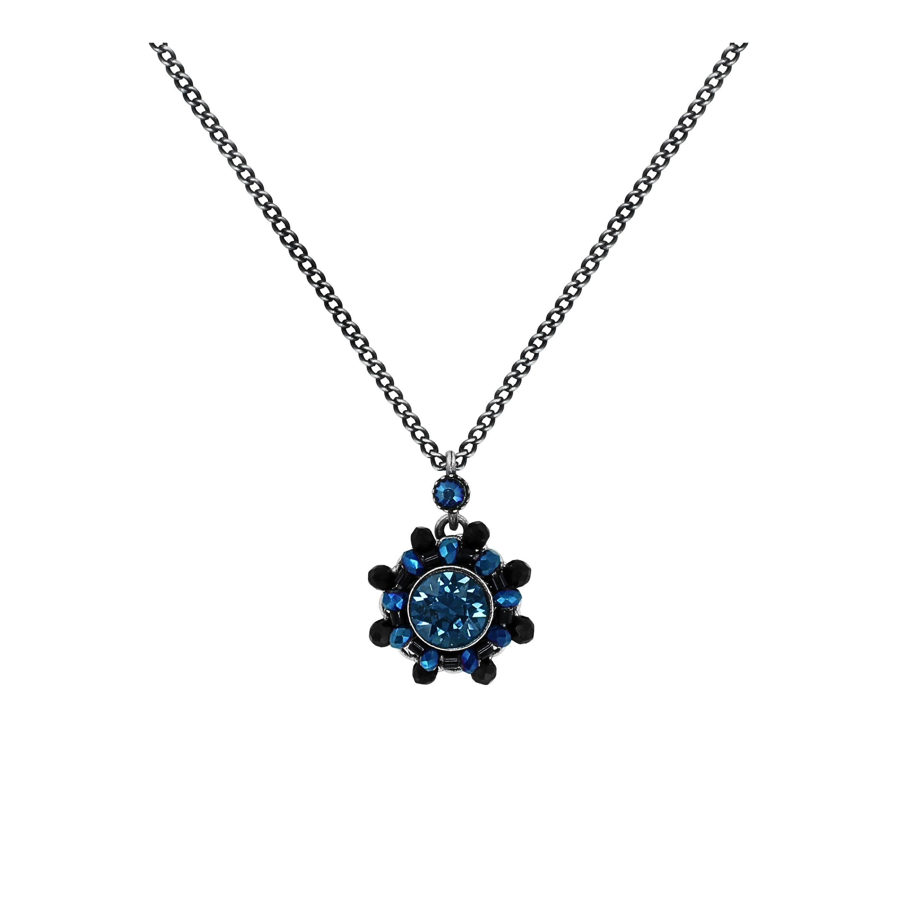 image for Necklace Pendant Soft Temptations Black / Blue  