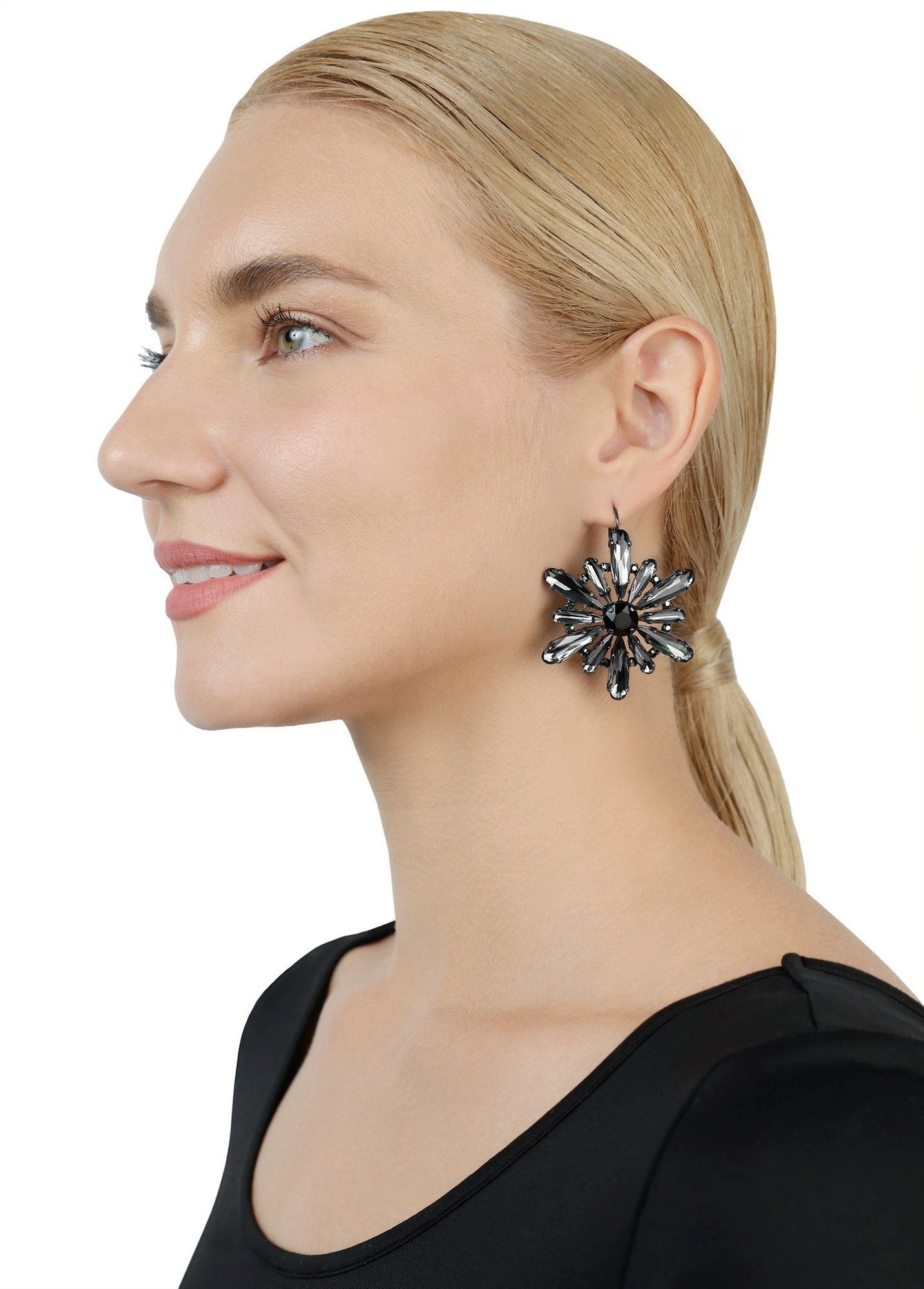 image for Earring Eurowire Strictly Beautiful Black  