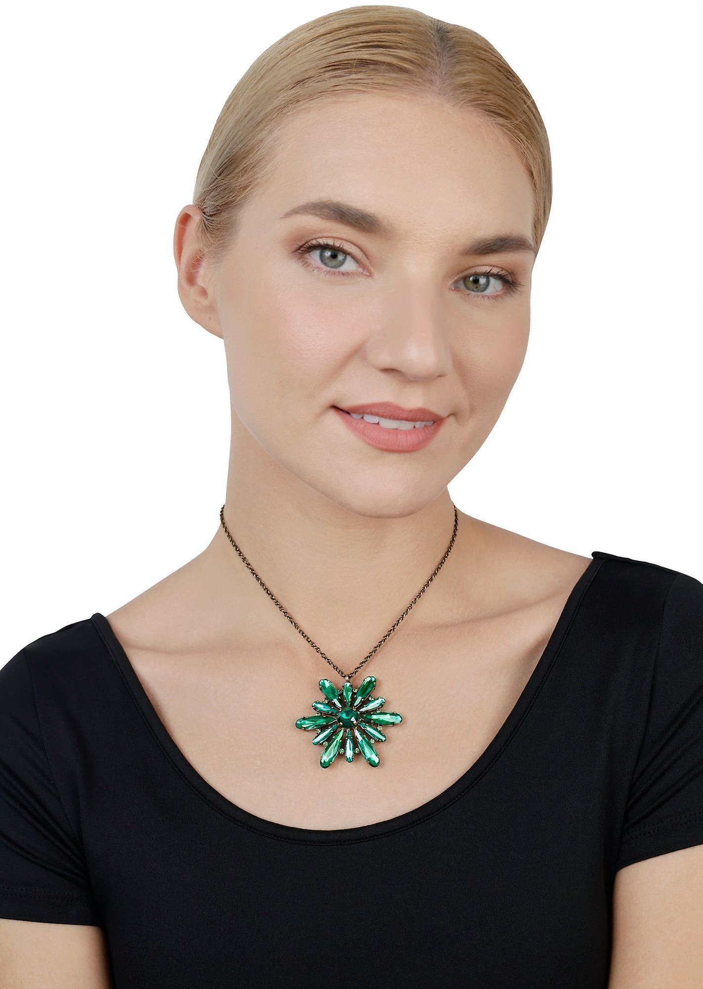 image for Necklace Pendant Strictly Beautiful Green  