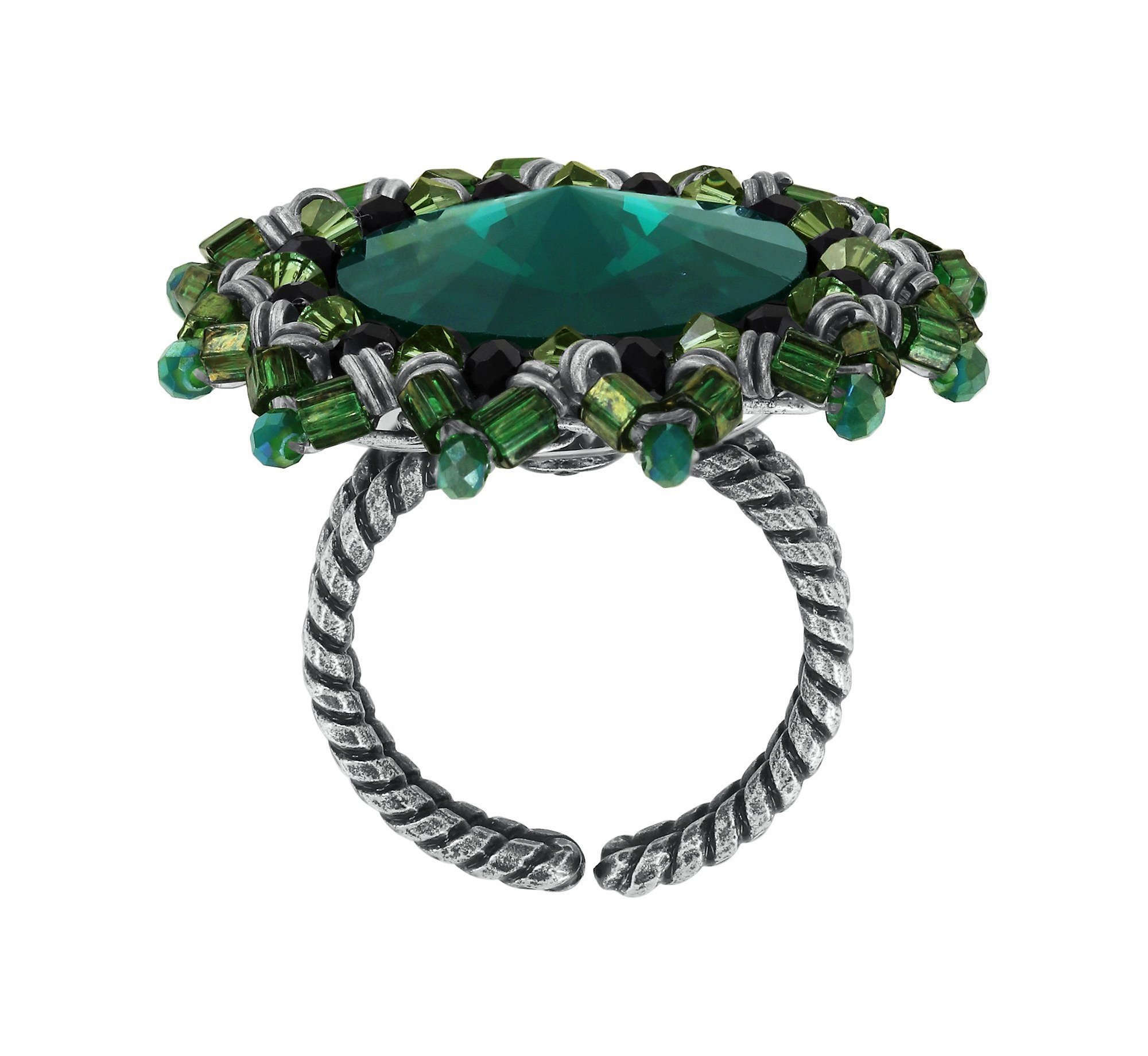 image pour Anneau Soft Temptations Noir / Vert  