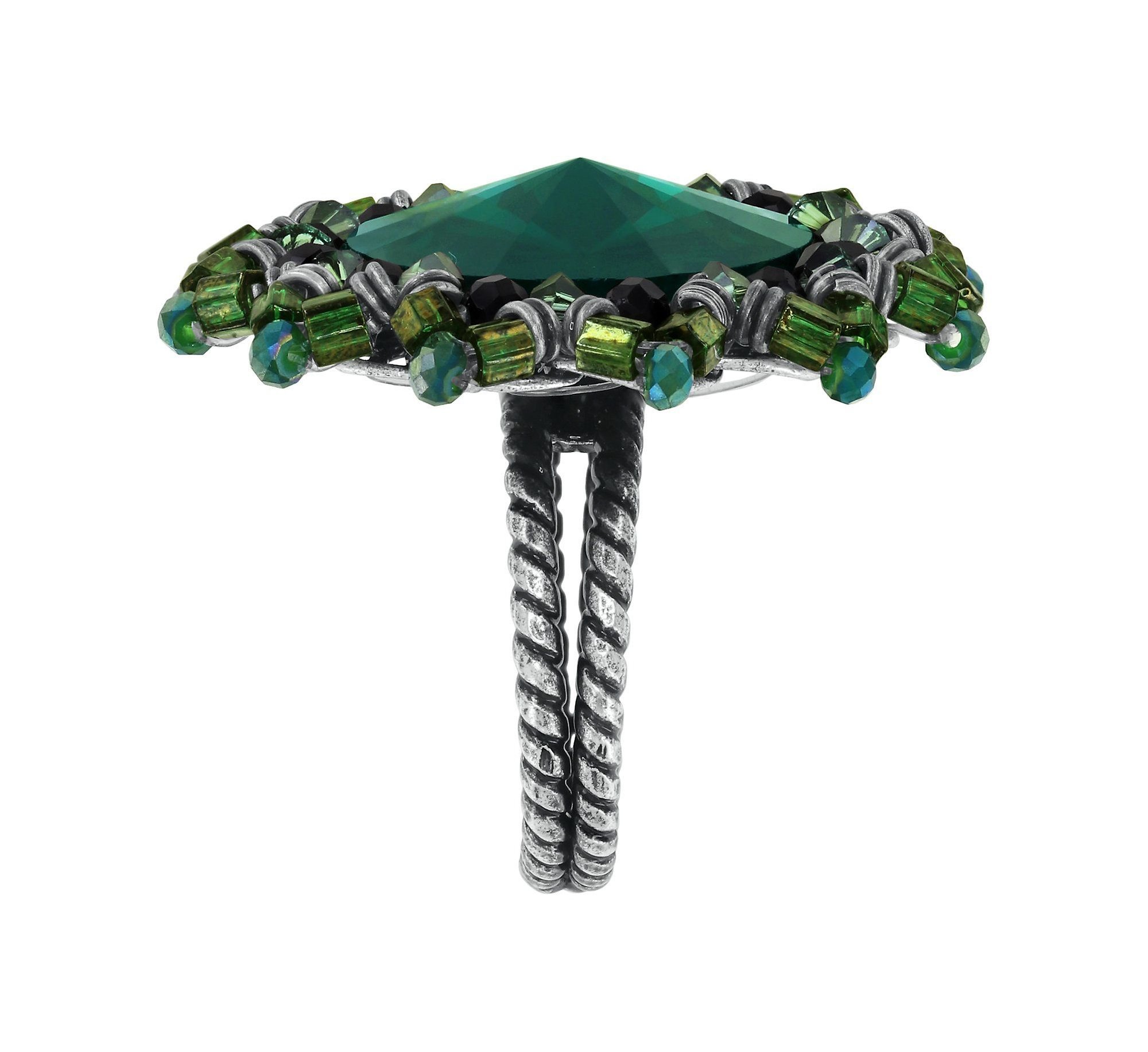 image pour Anneau Soft Temptations Noir / Vert  