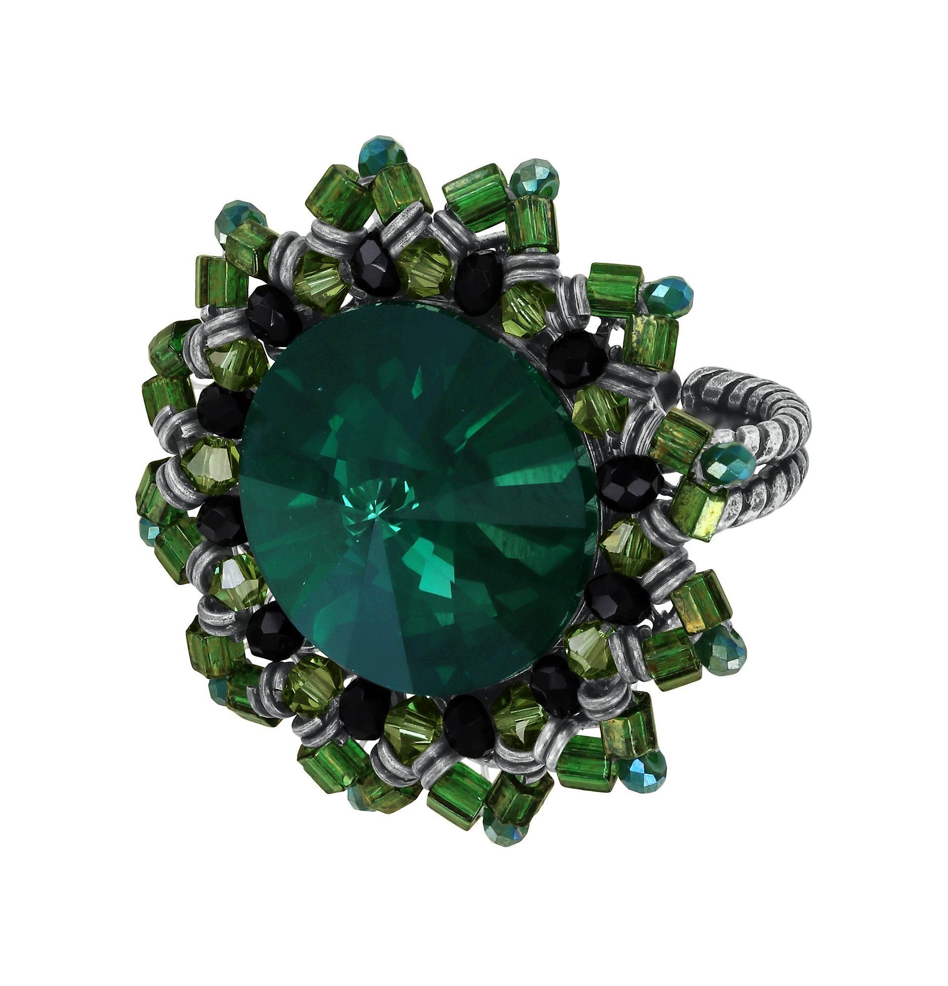 image pour Anneau Soft Temptations Noir / Vert  