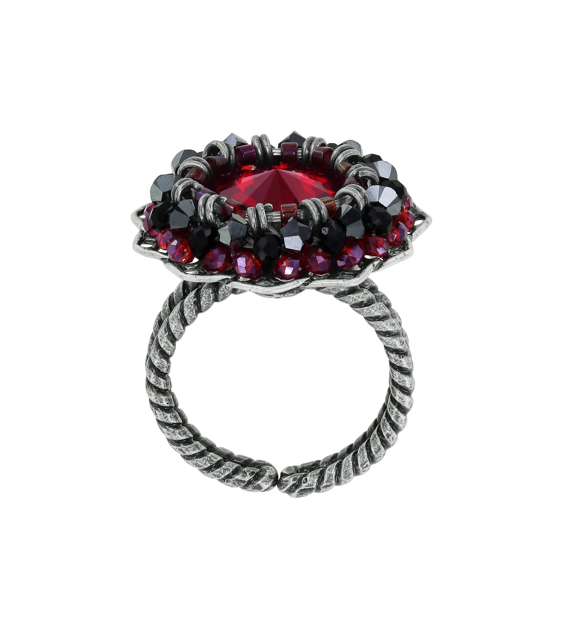 image pour Anneau Soft Temptations Noir / Rouge  