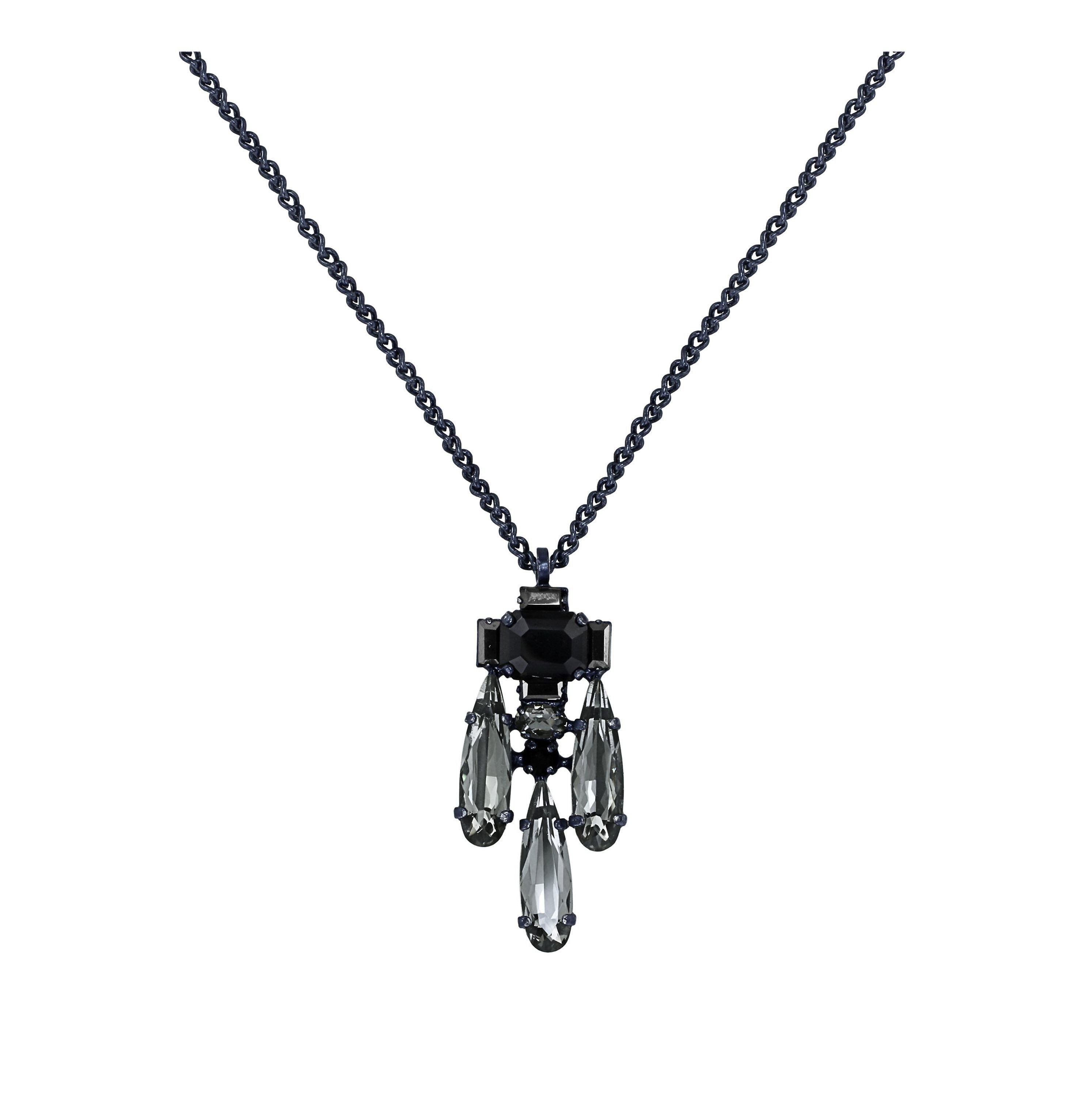 image for Necklace Pendant Strictly Beautiful Black  