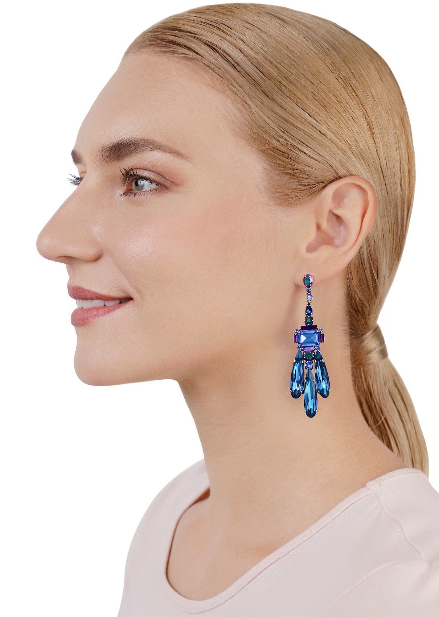 Bild für Ohrstecker baumelnd Strictly Beautiful Blau  
