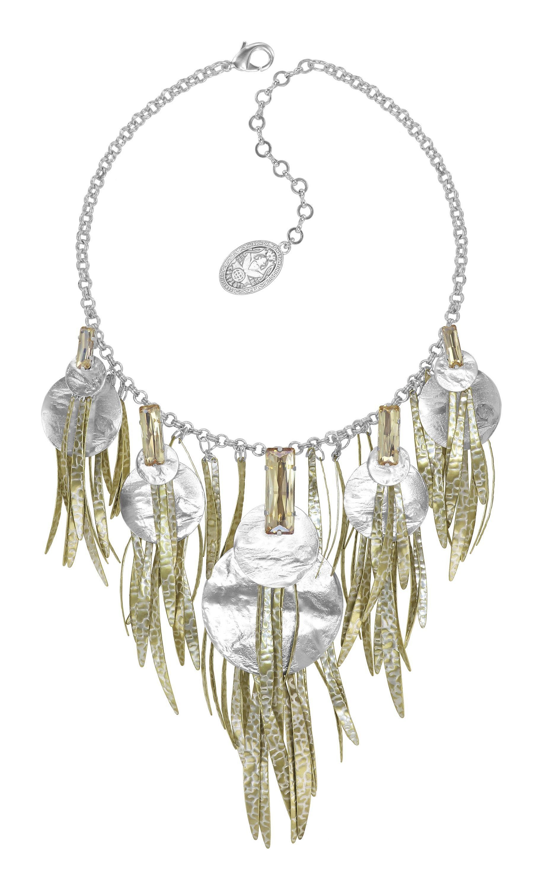 image for Necklace Collier Global Glam shiny silver  