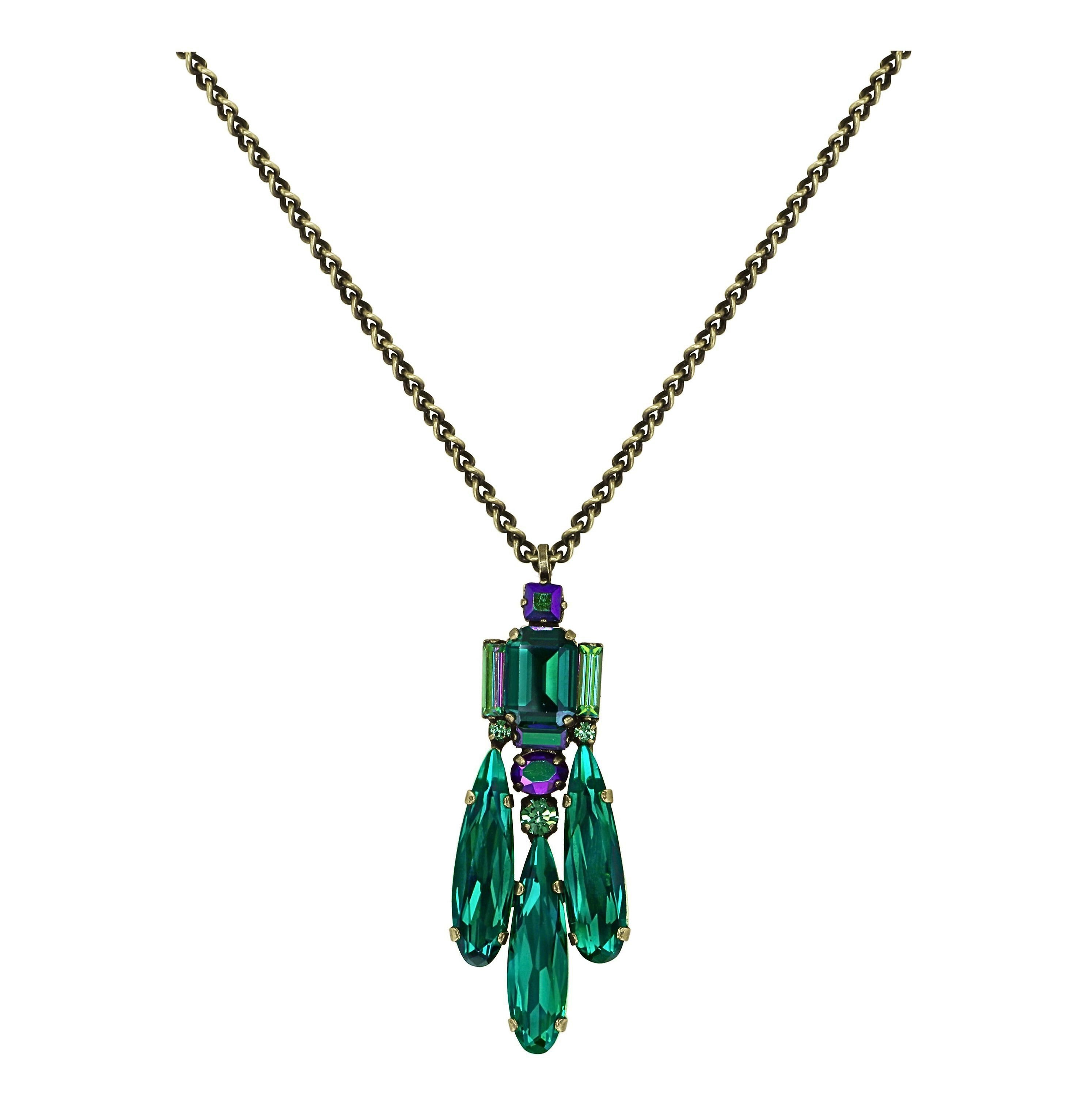 image pour Collier pendant (long) Strictly Beautiful Vert  