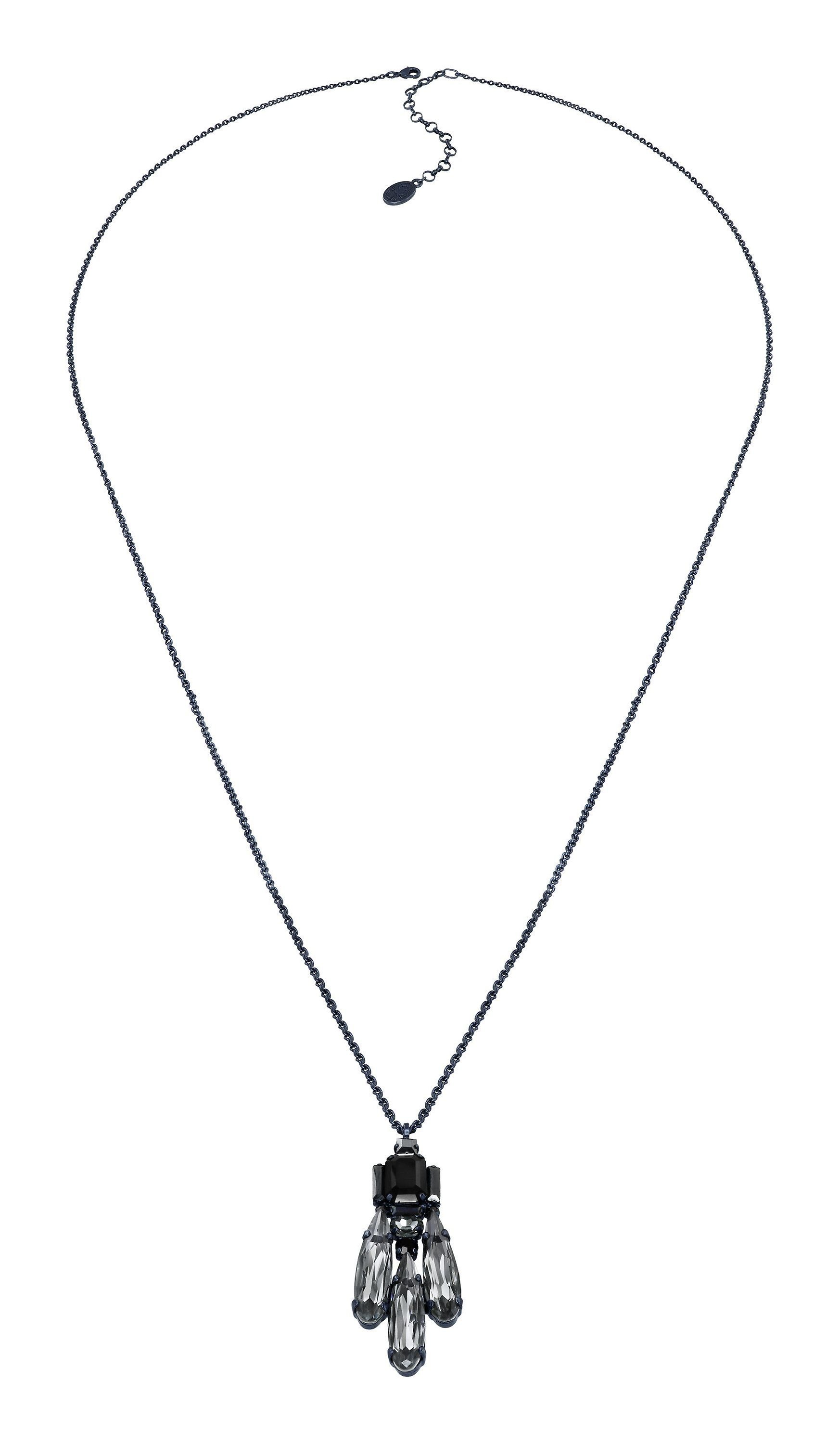 image for Necklace Pendant (Long) Strictly Beautiful Black  
