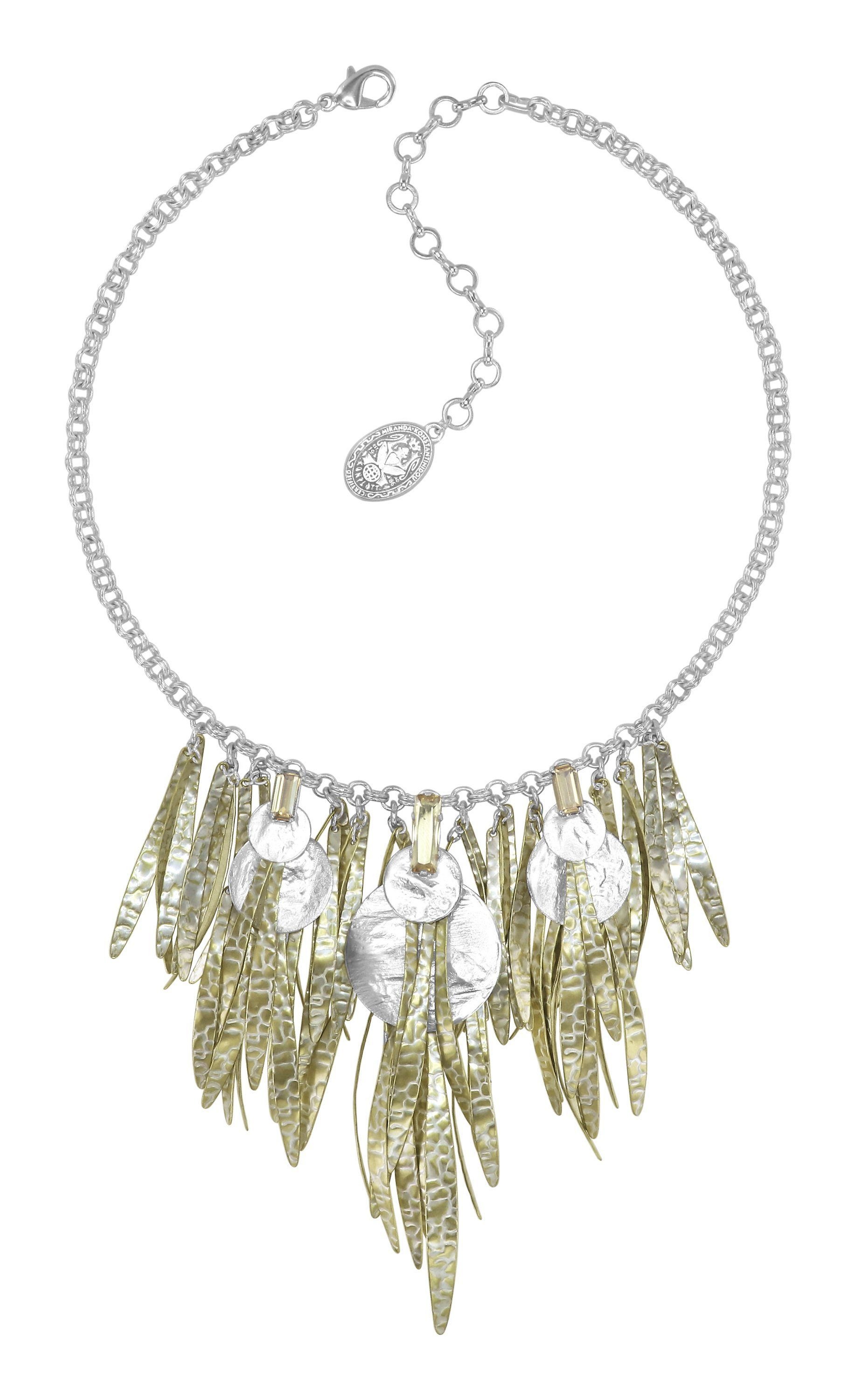 image for Necklace Global Glam shiny silver  
