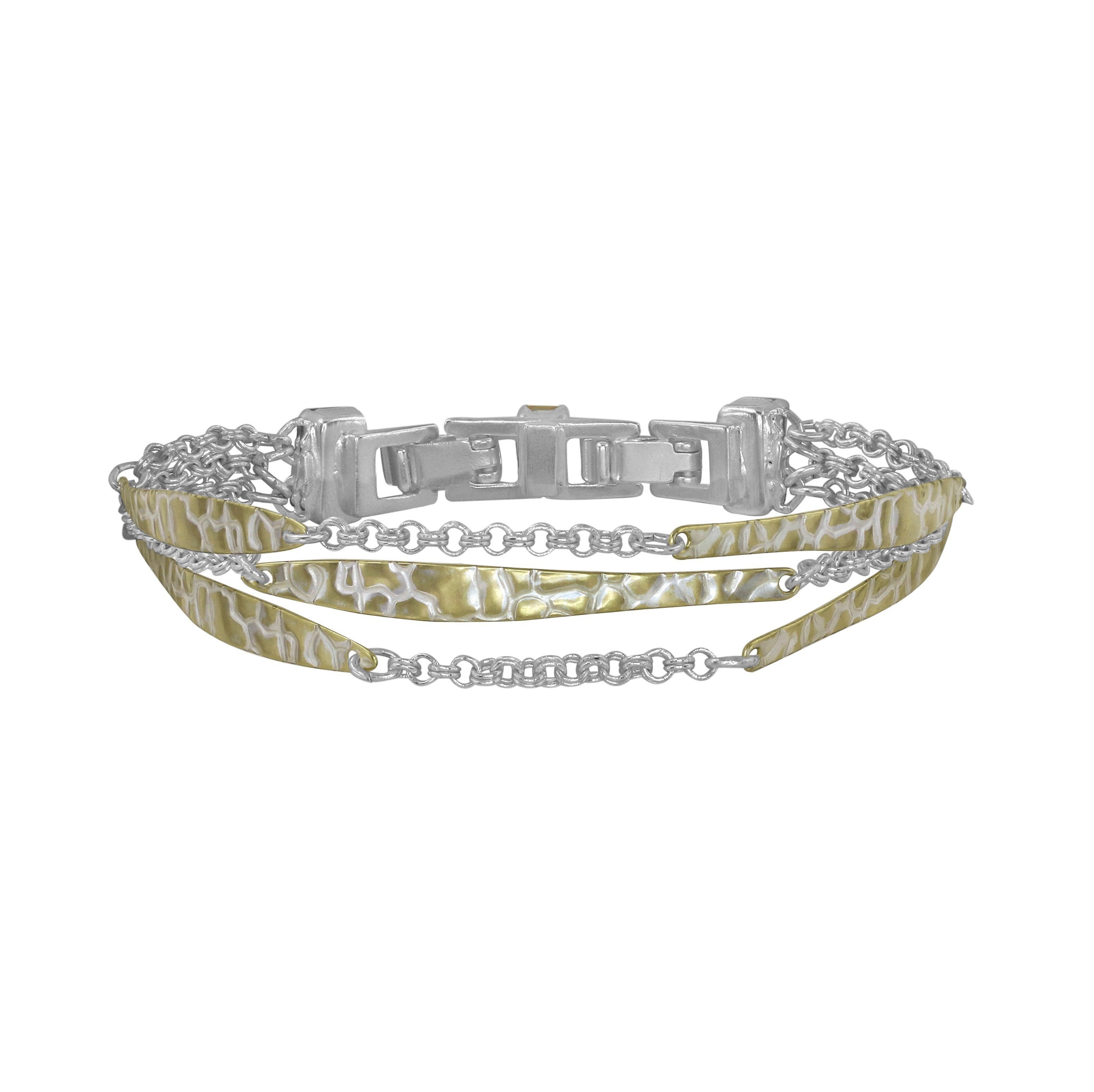 image for Bracelet Global Glam shiny silver  