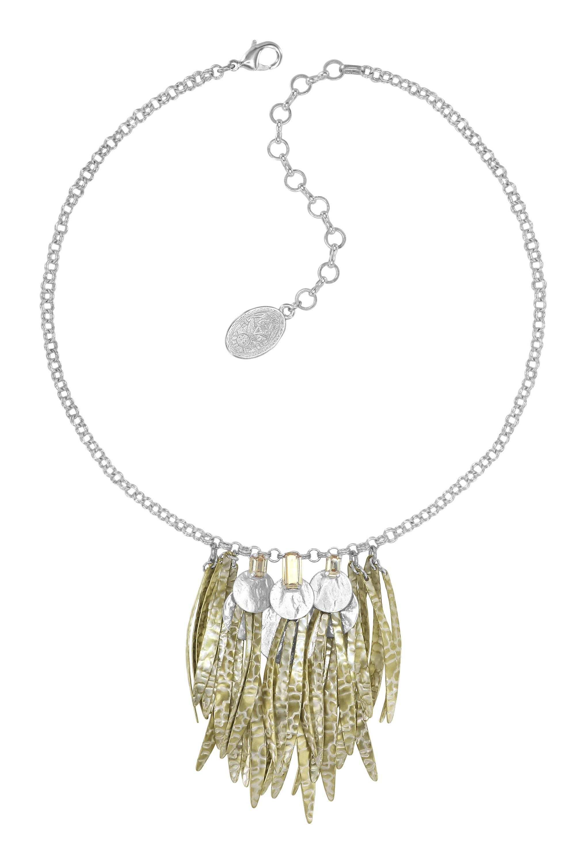 image for Necklace Global Glam shiny silver  