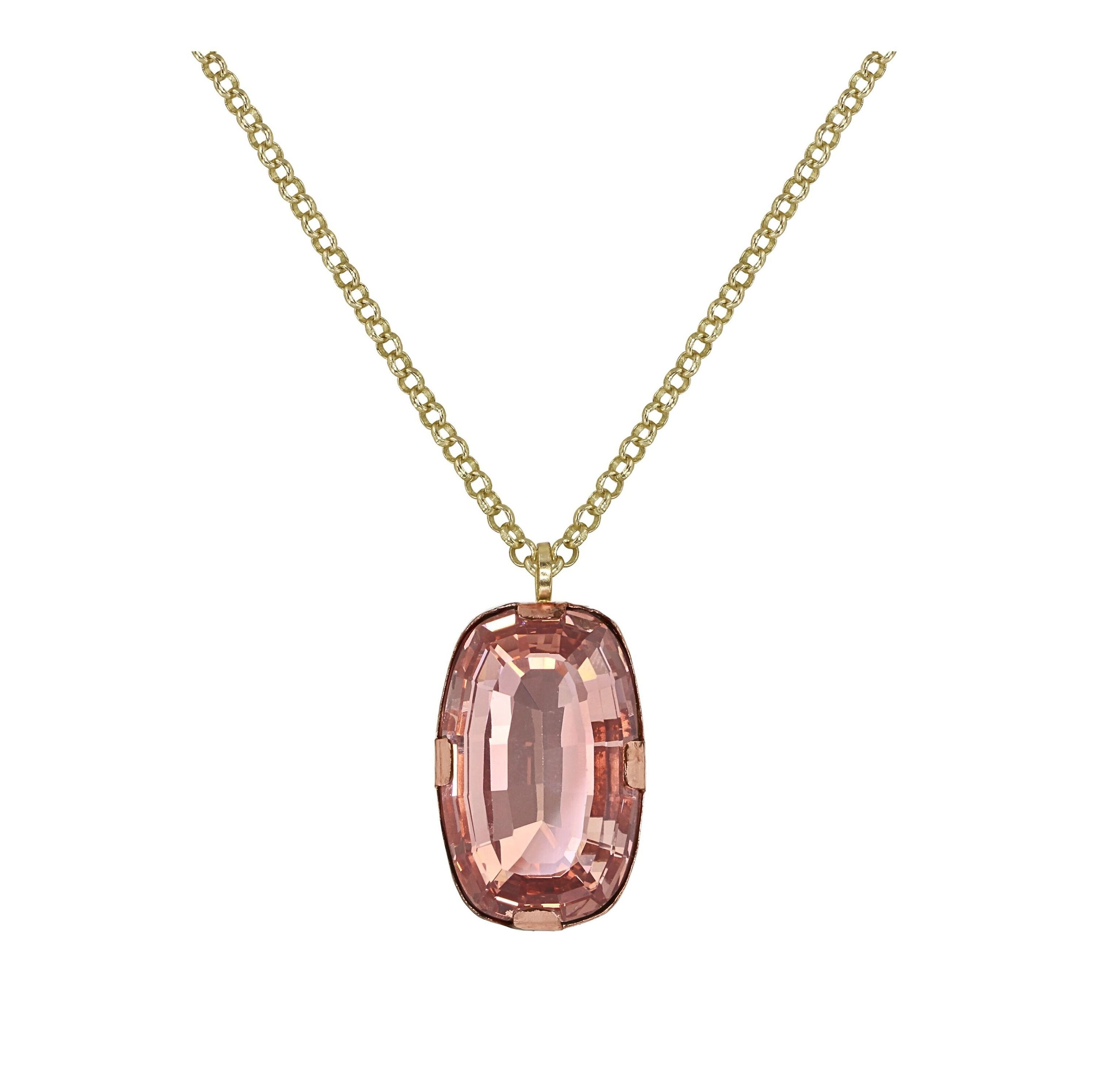 image for Necklace Pendant To The Max Pink  size L