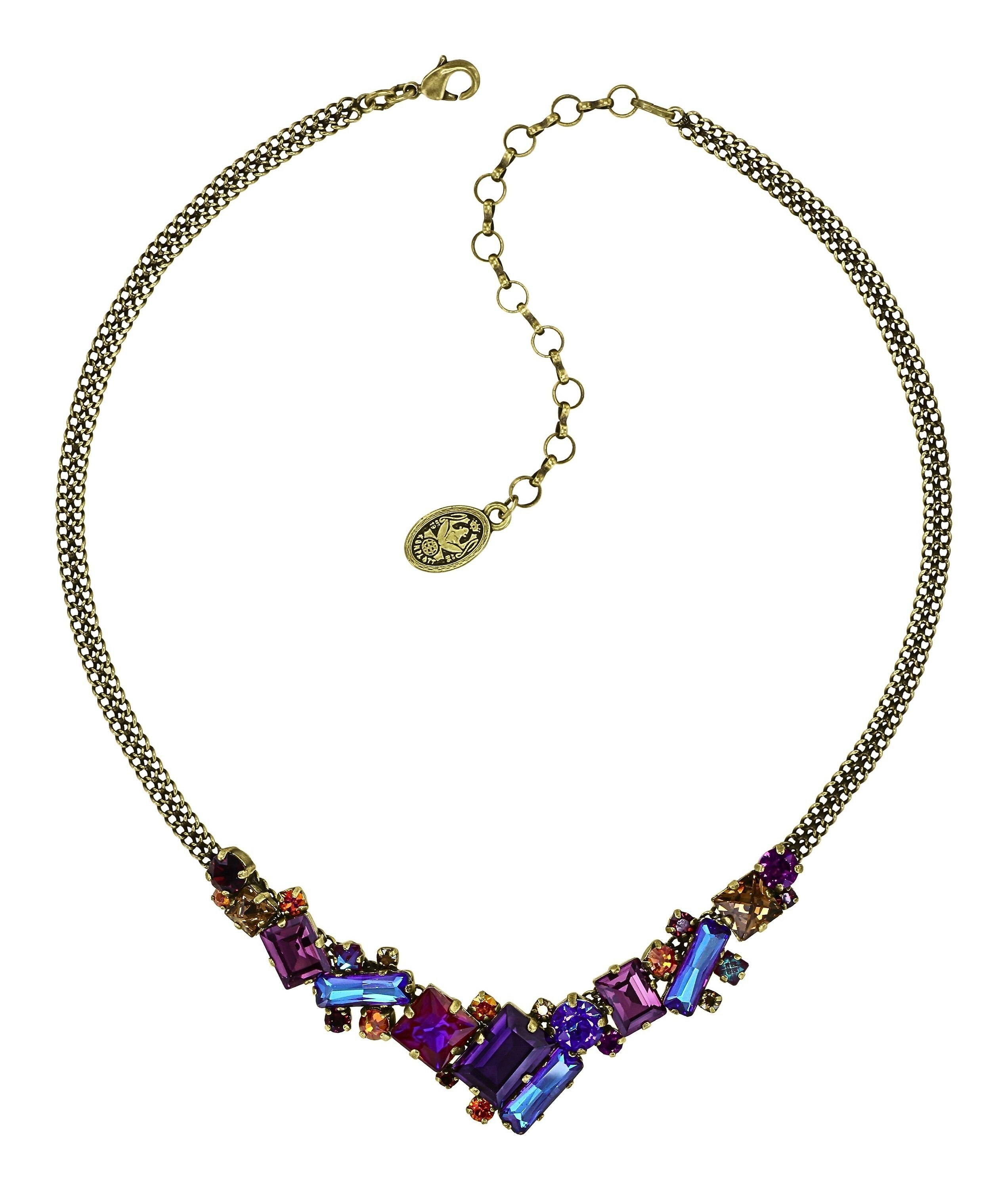 image pour Collier Straight to Las Vegas Marron / Lila  