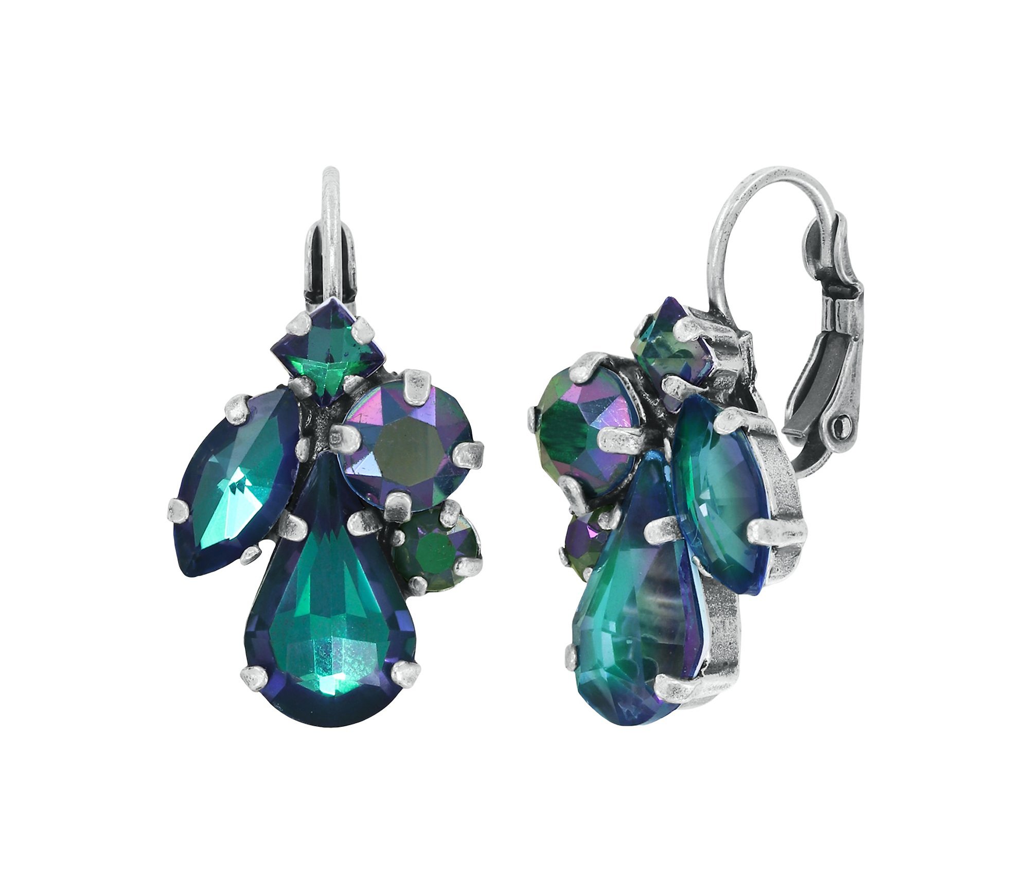 image pour Boucles d'oreilles Eurowire Afternoon Tea de Luxe Bleu  