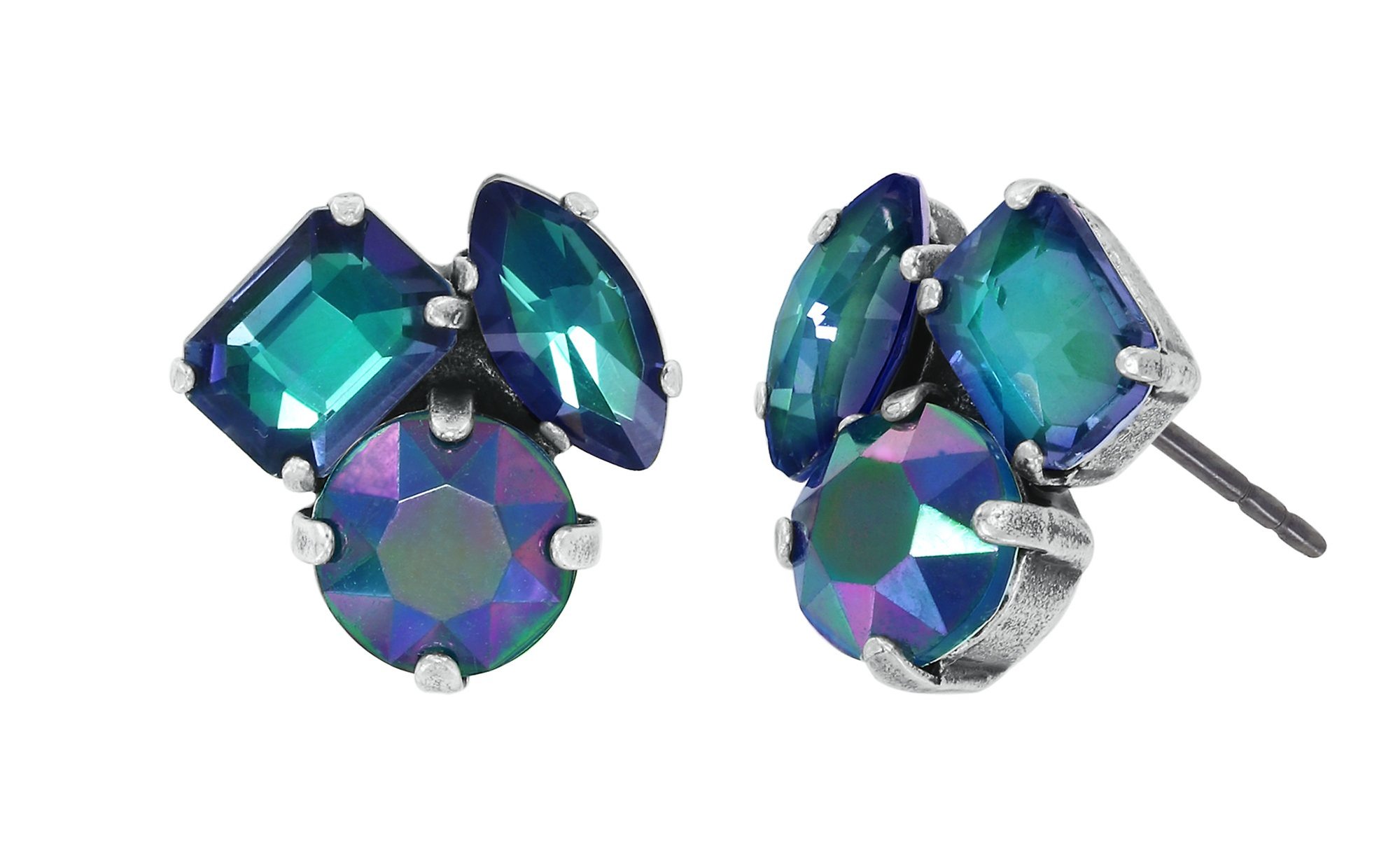 image for Earring Stud Afternoon Tea de Luxe Blue  