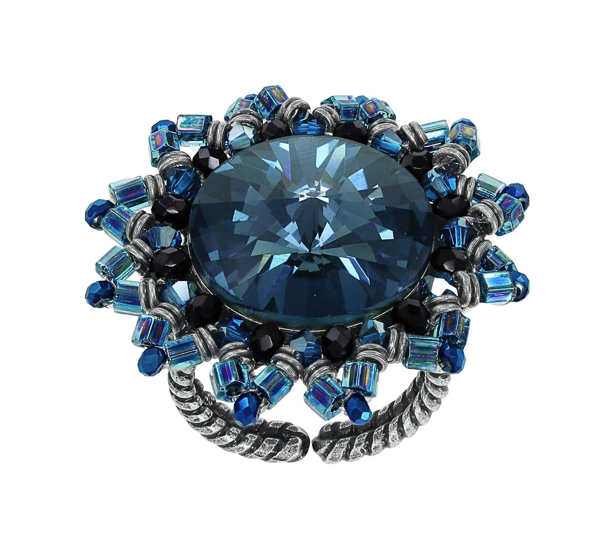 image for Ring Soft Temptations Black / Blue  