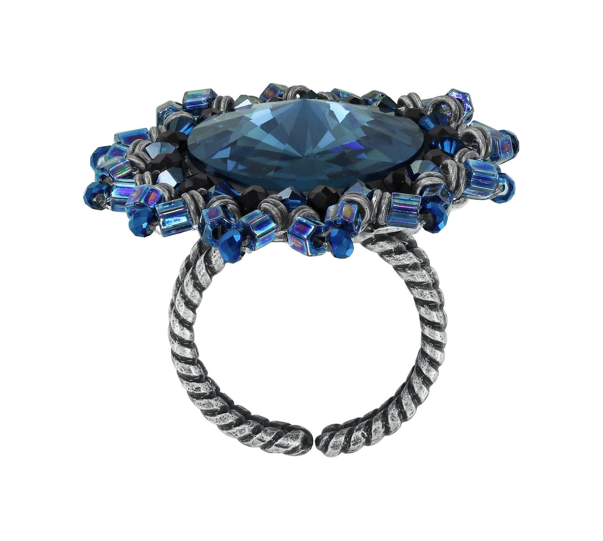 image pour Anneau Soft Temptations Noir / Bleu  