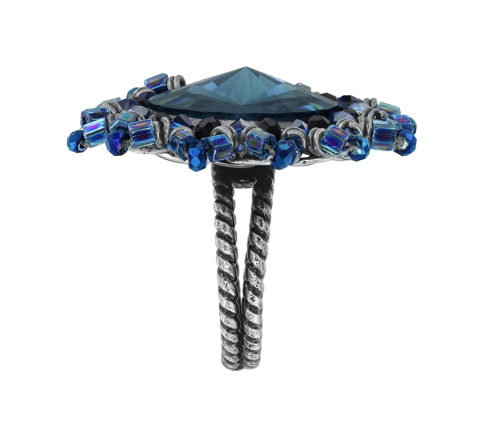image pour Anneau Soft Temptations Noir / Bleu  