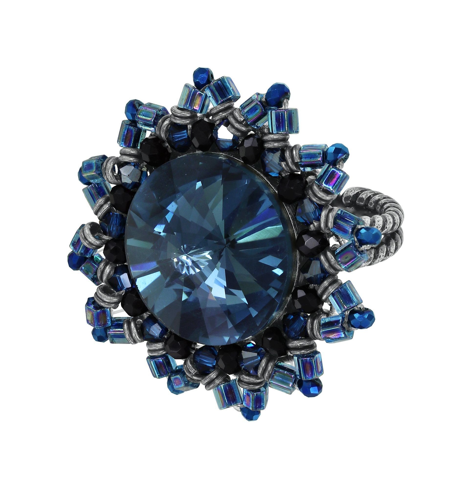 image for Ring Soft Temptations Black / Blue  