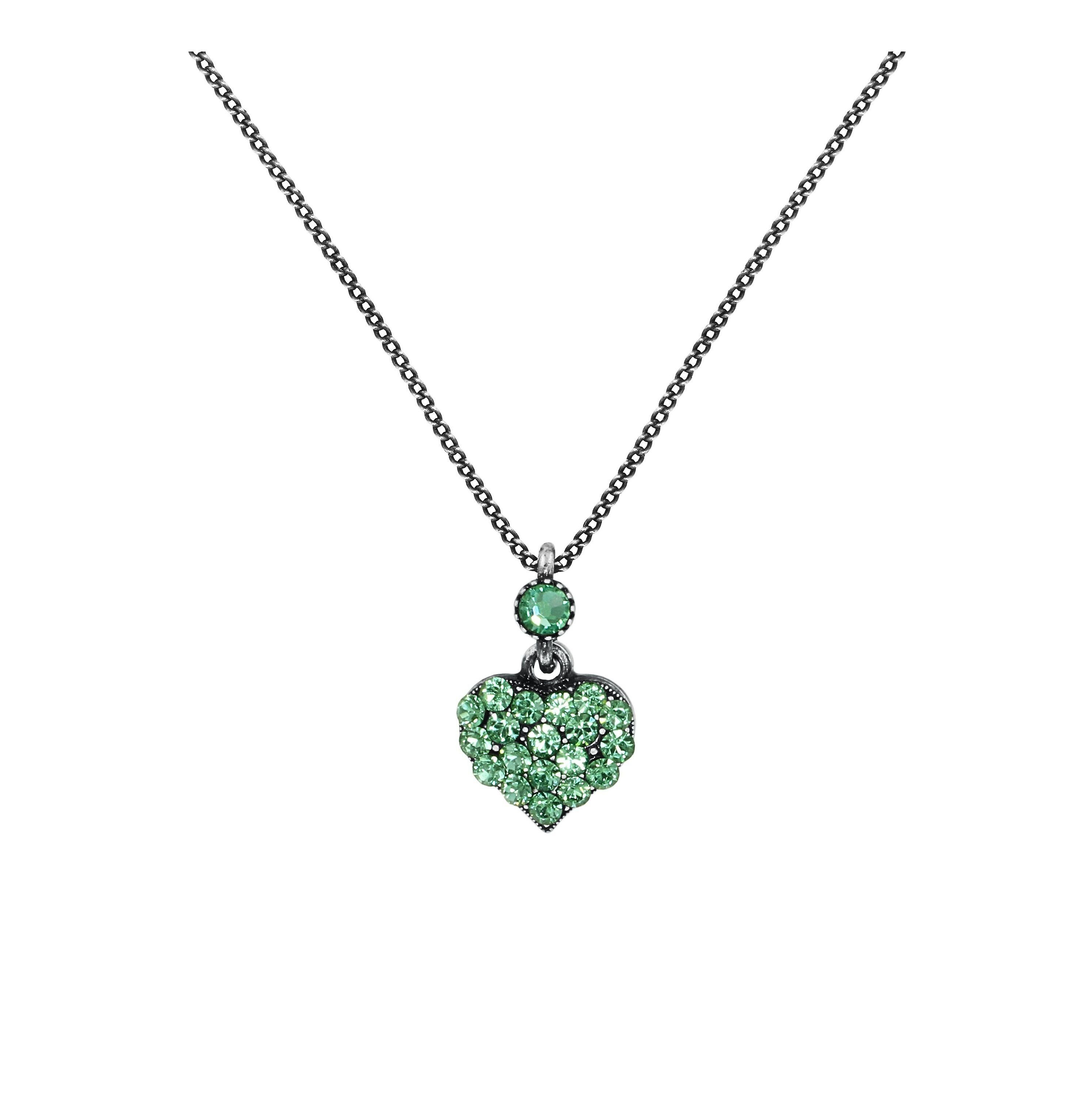 image for Necklace Pendant Soft Temptations Black / Green  