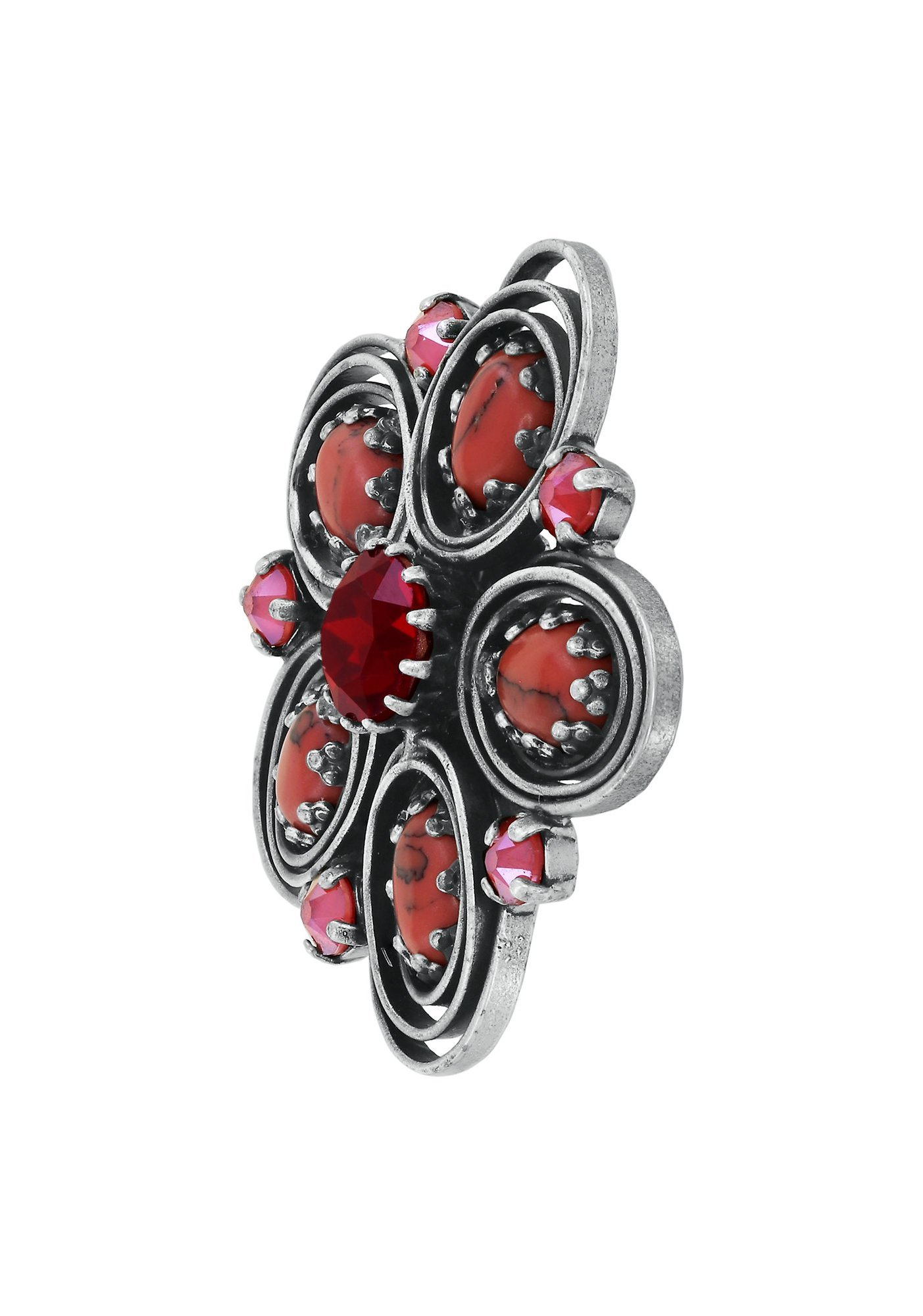 image for Brooch Boho Twist Red / Orange  size M