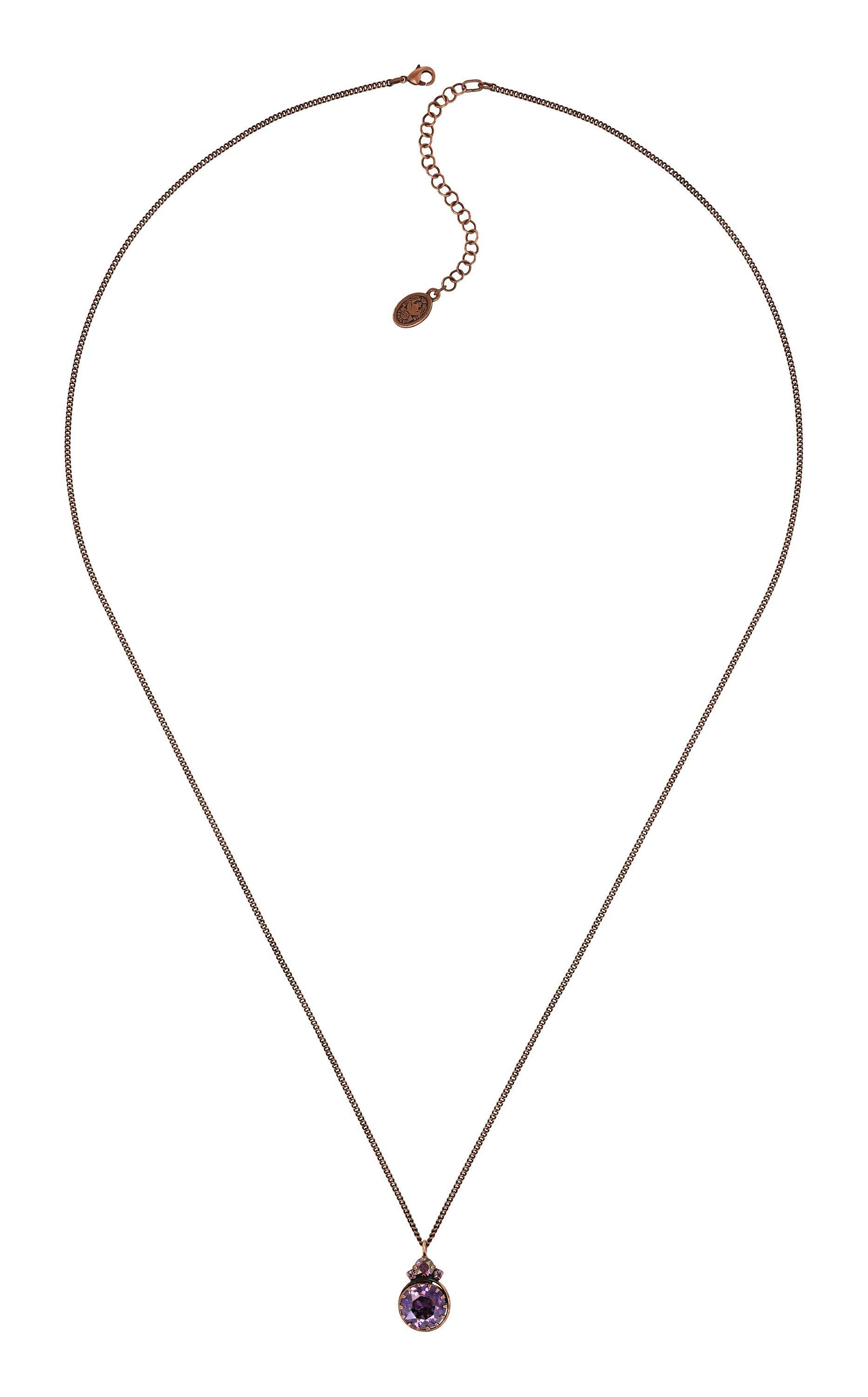 image pour Collier pendant (long) Boho Twist Lila crystal lilac shadow 