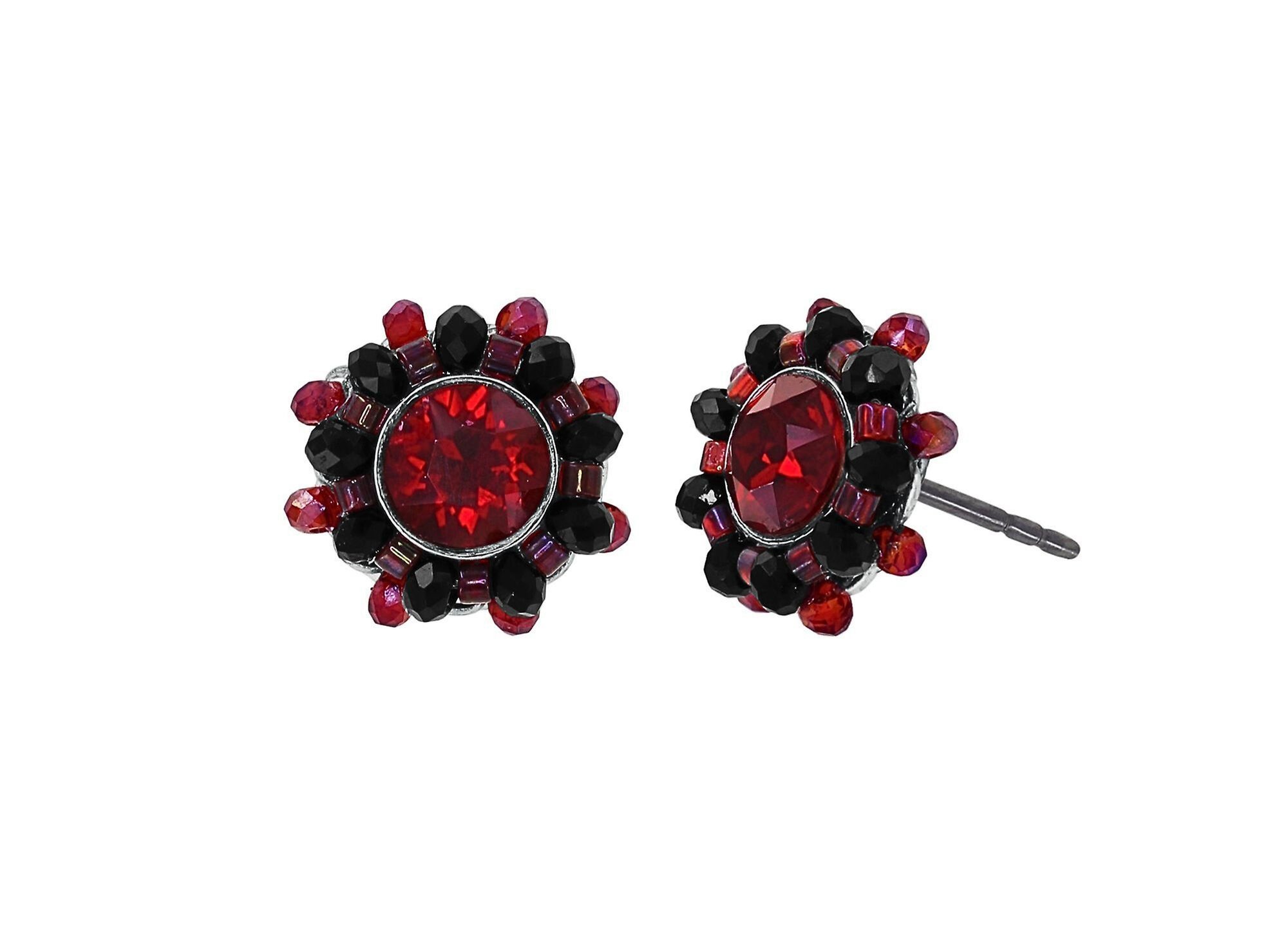 image for Earring Stud Soft Temptations Black / Red  