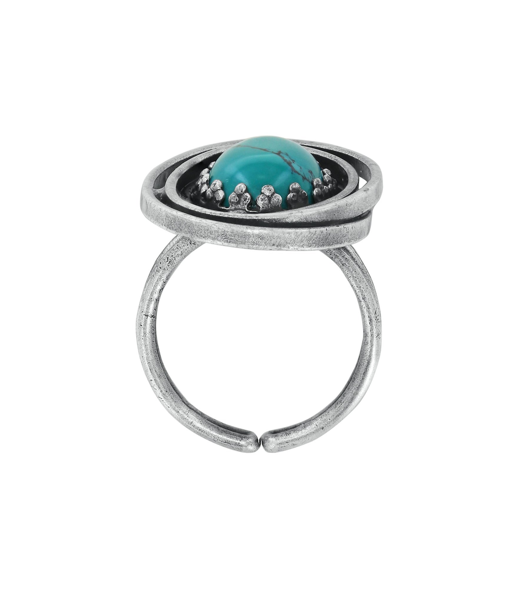 для изображений Кольцо Boho Twist Blue / Green  