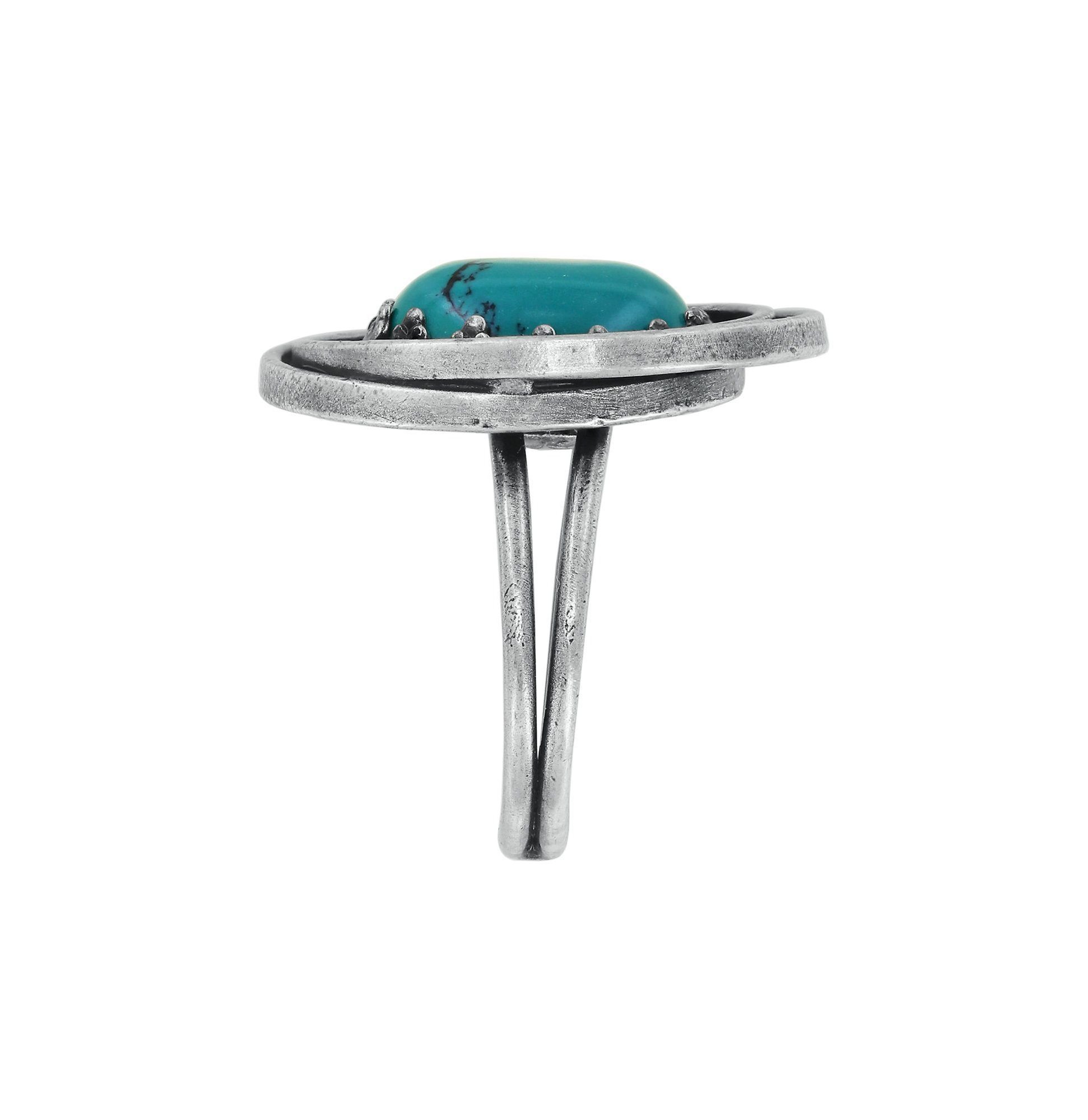 для изображений Кольцо Boho Twist Blue / Green  