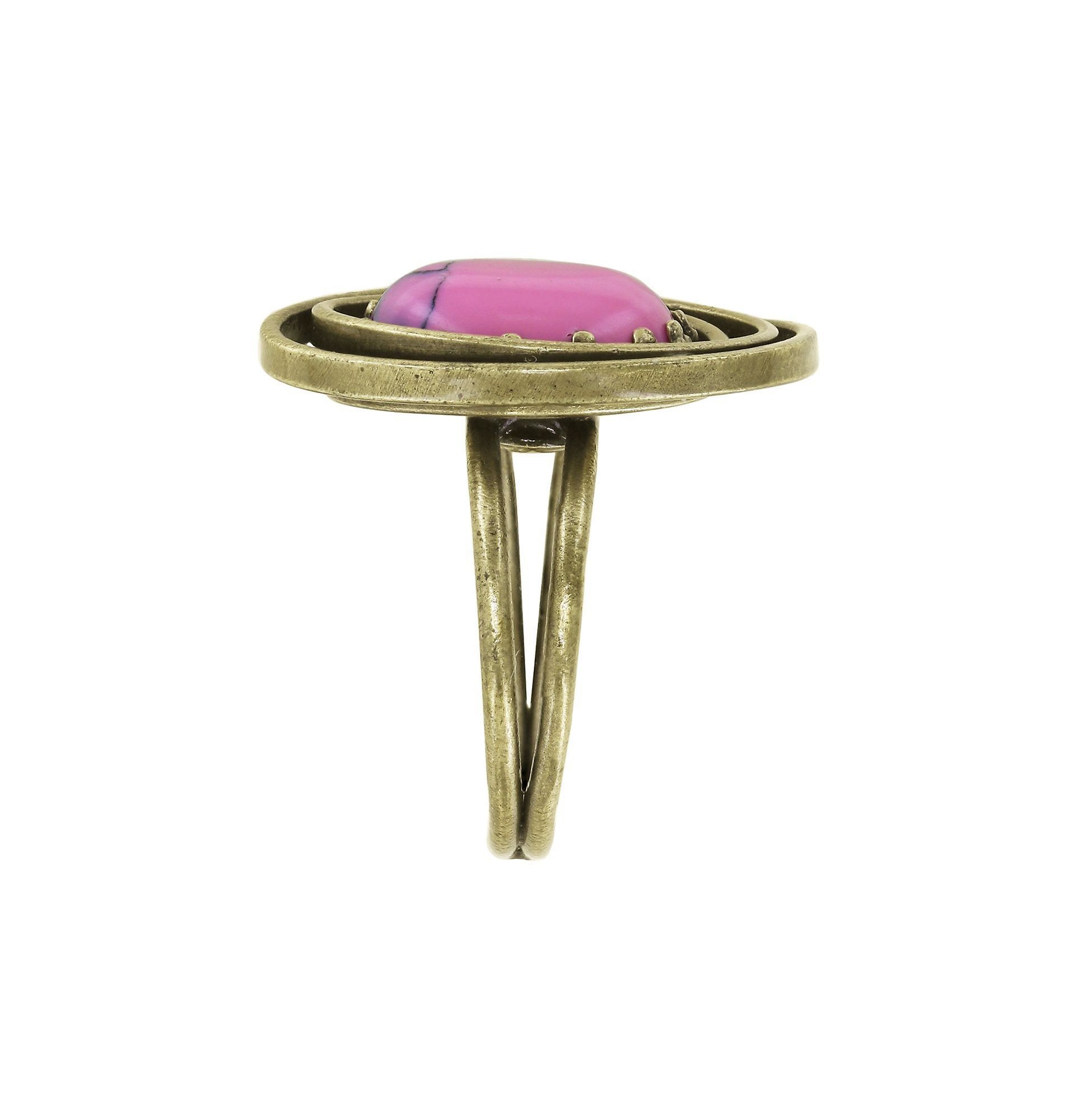 image pour Anneau Boho Twist Rose  