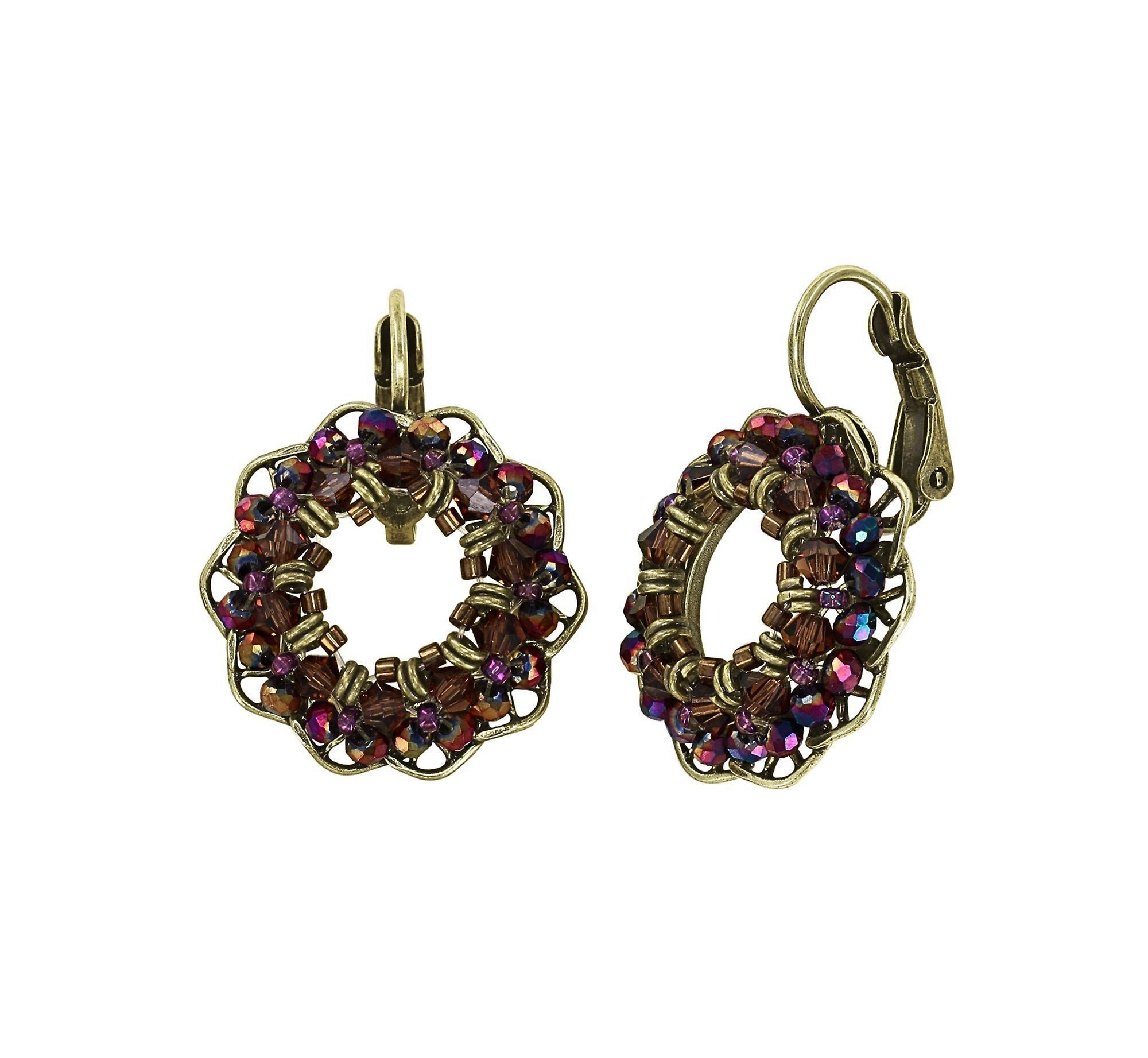 image pour Boucles d'oreilles Eurowire Soft Temptations Marron  S