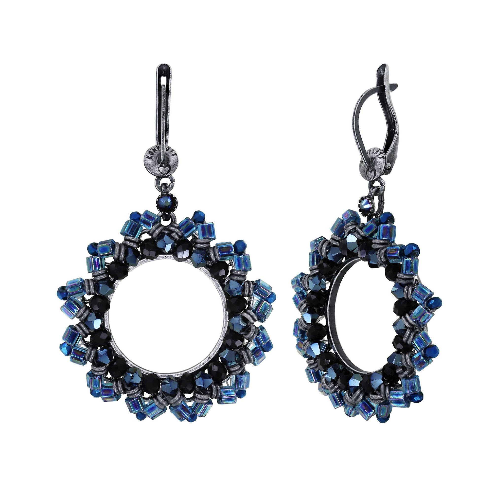 image for Earring Dangling Soft Temptations Black / Blue  M