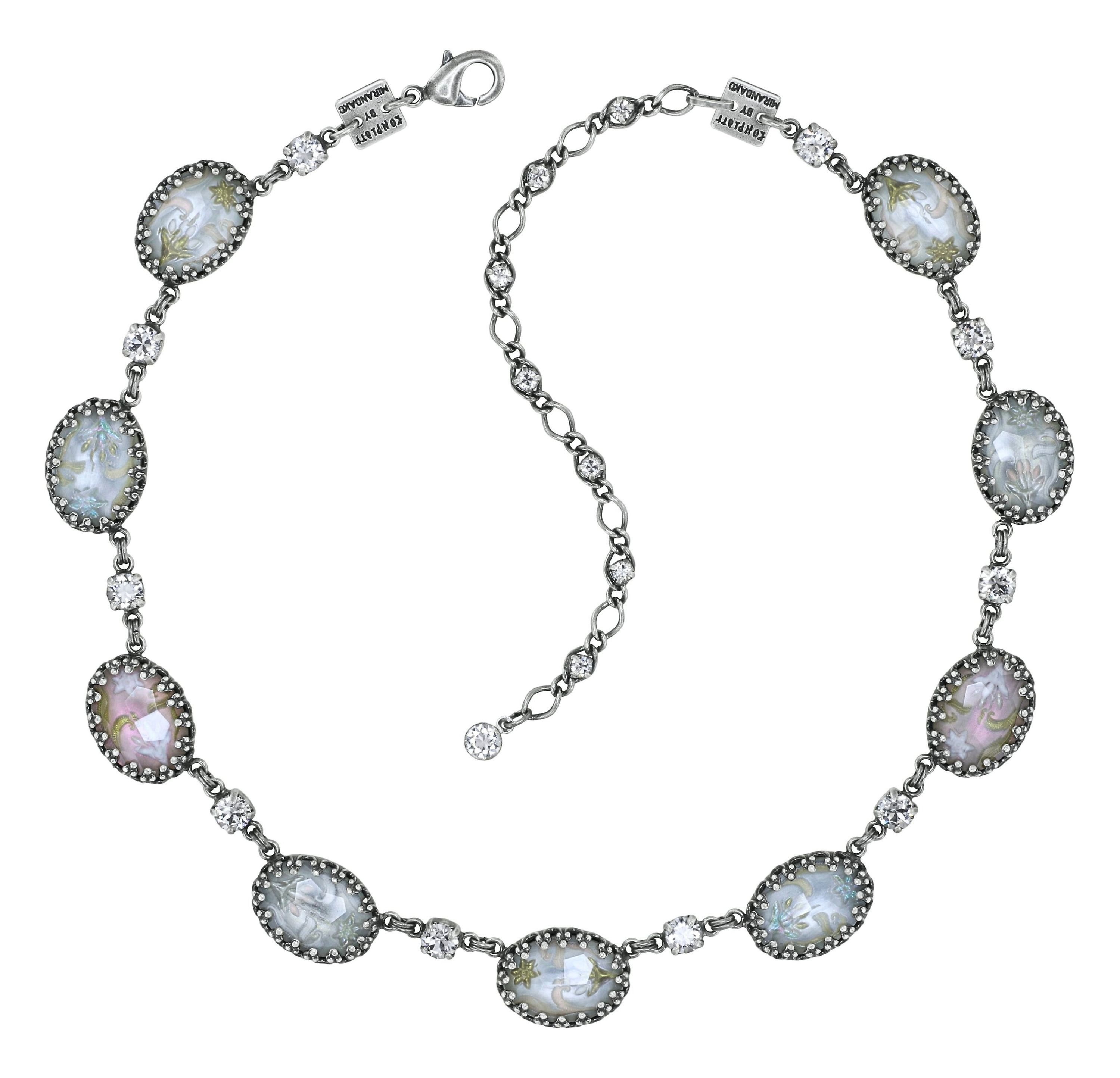 image pour Collier Chinoiserie Blanc  